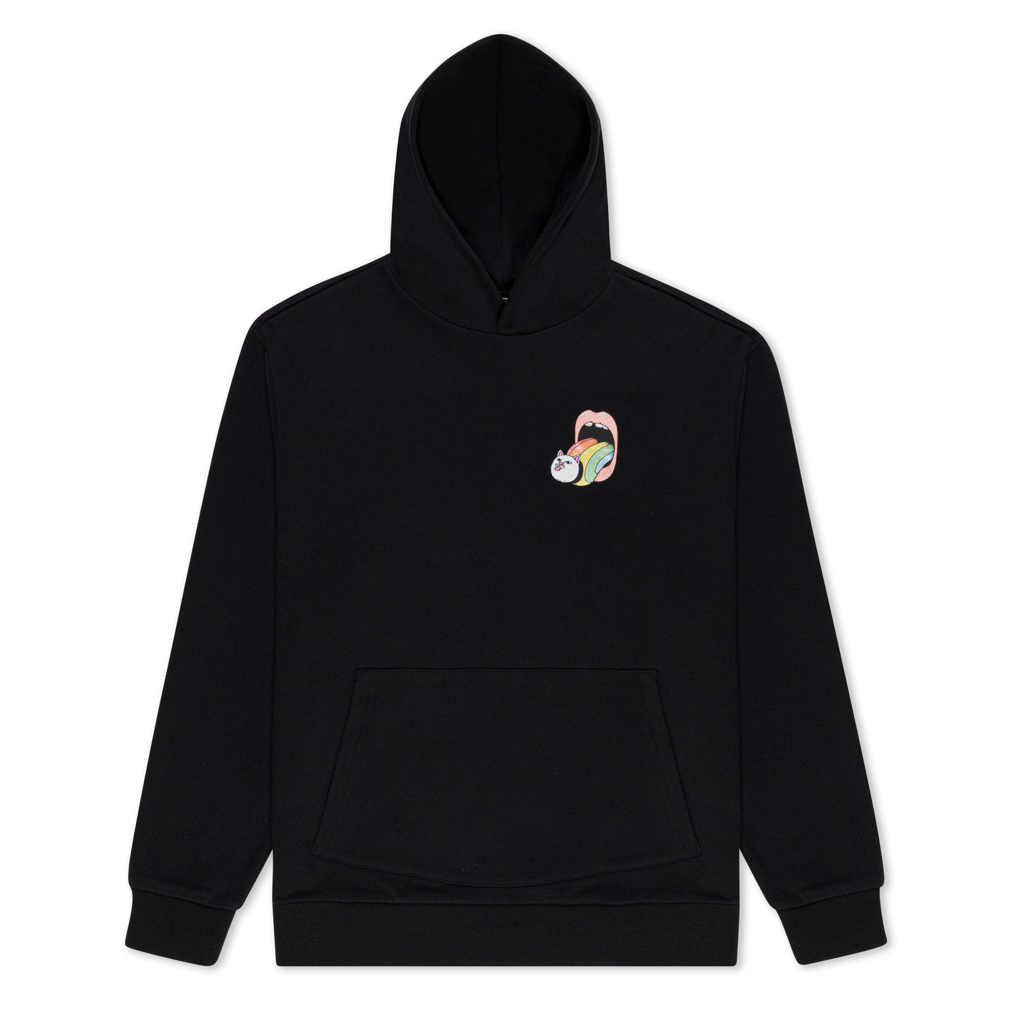 RIPNDIP Lick Me Hoodie (Black) 14.7oz