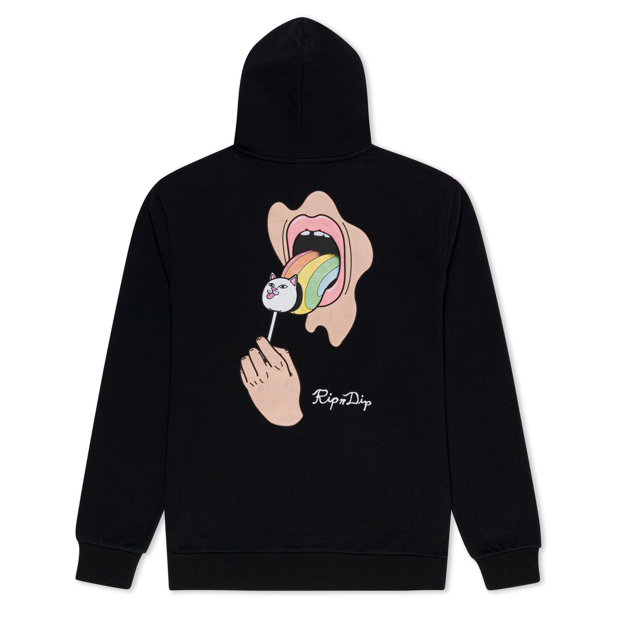 RIPNDIP Lick Me Hoodie (Black) 14.7oz