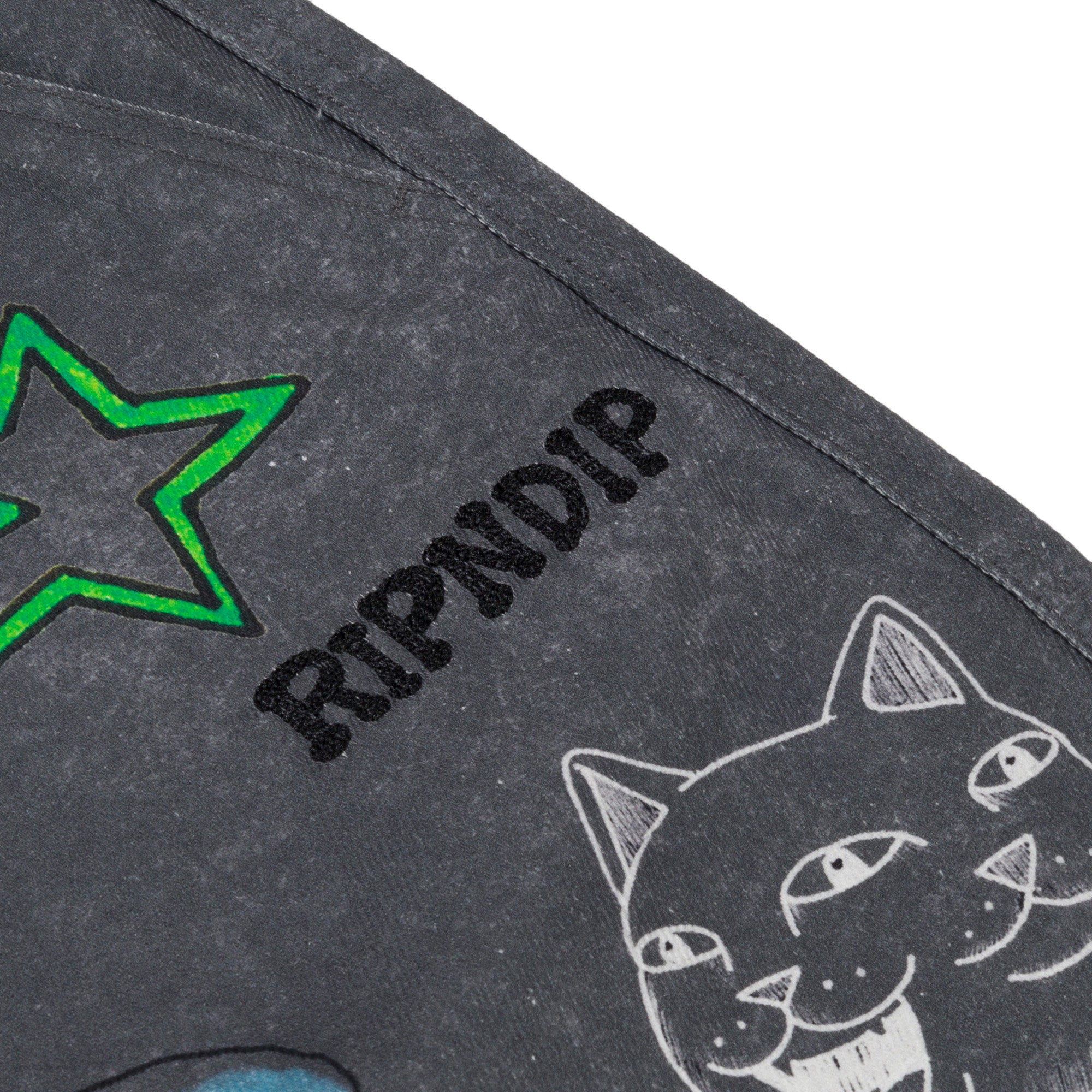 RIPNDIP Travis Wide Leg Pants (Charcoal)