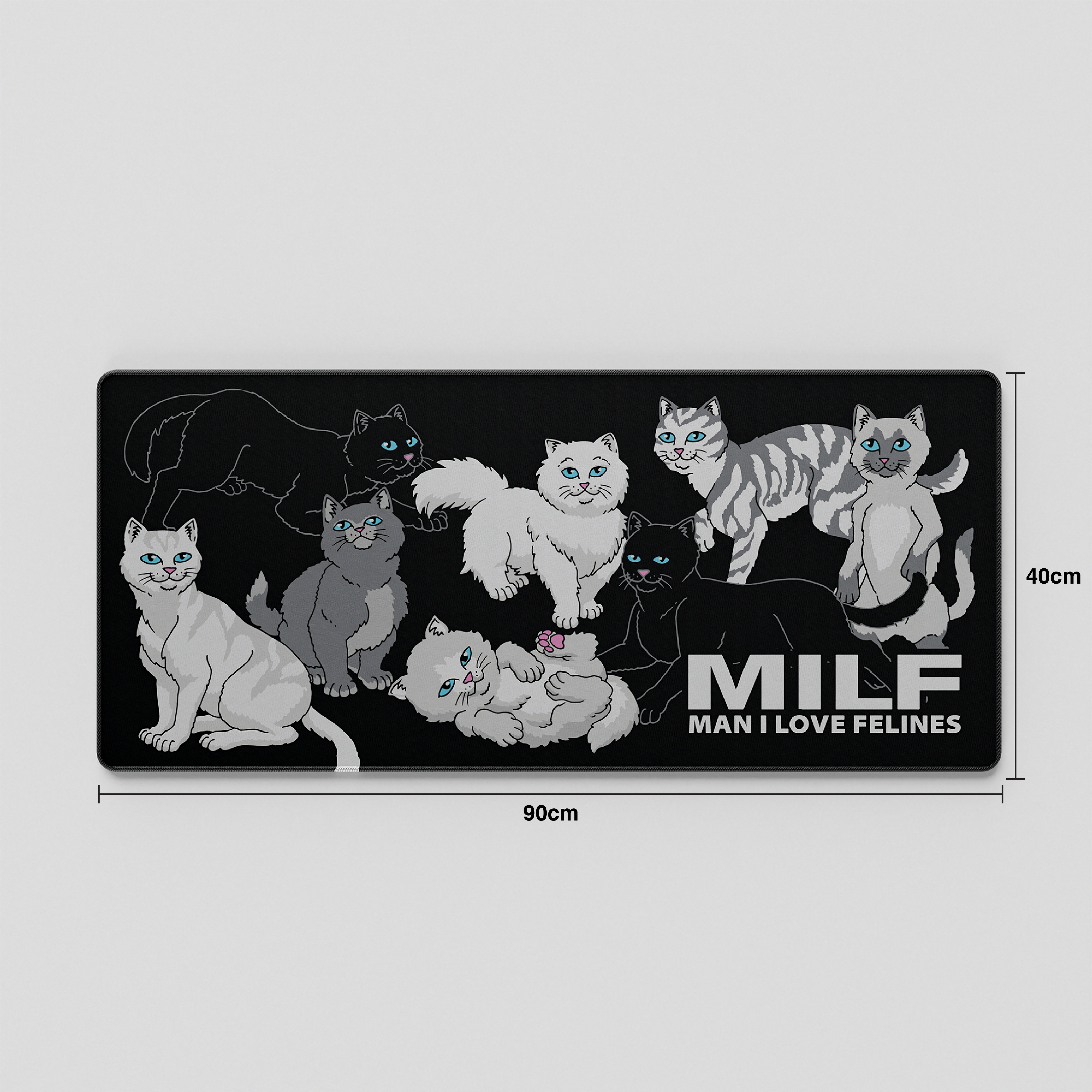 RIPNDIP Man I Love Felines Deskmat (Asst)