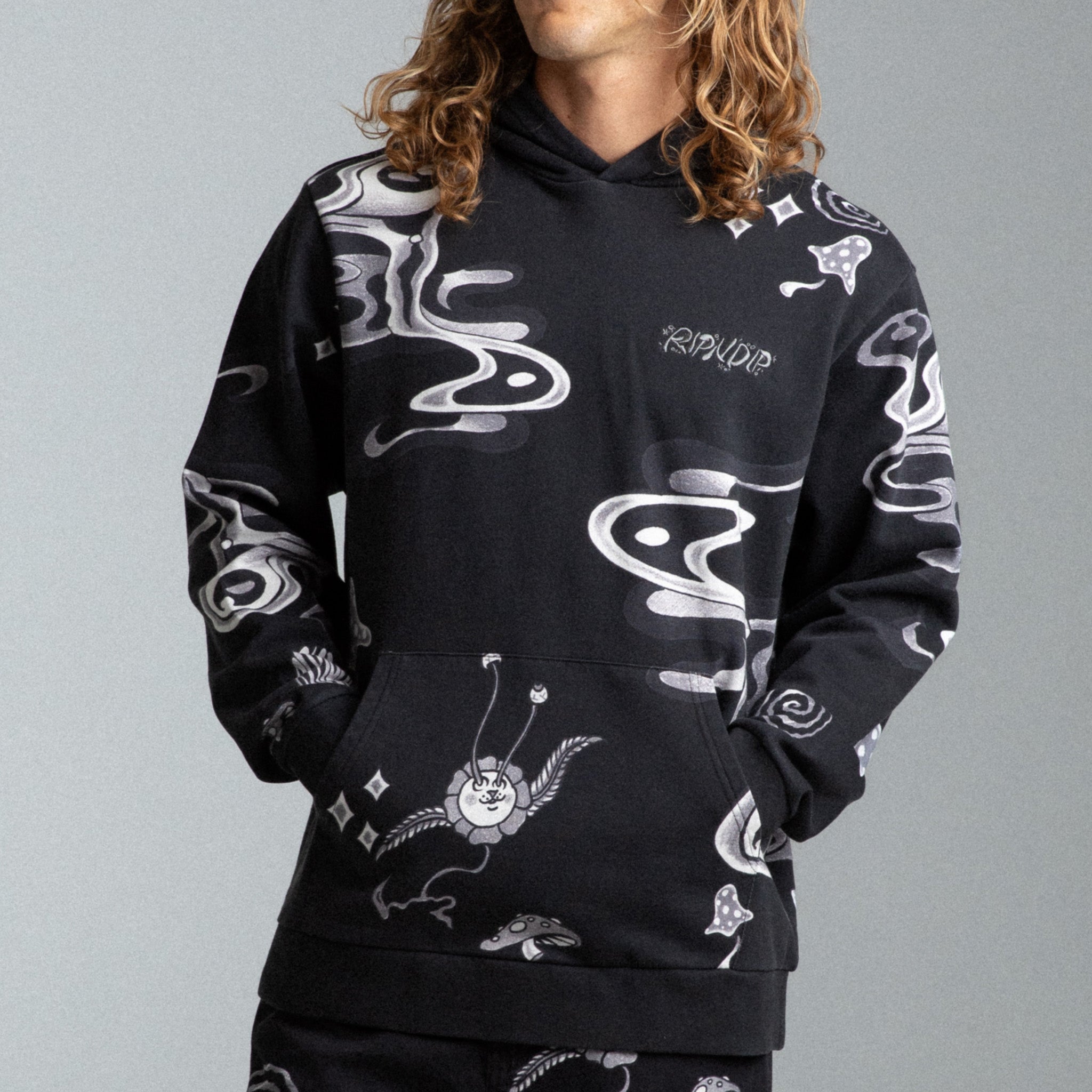 RIPNDIP Space Walk Hoodie (Black)