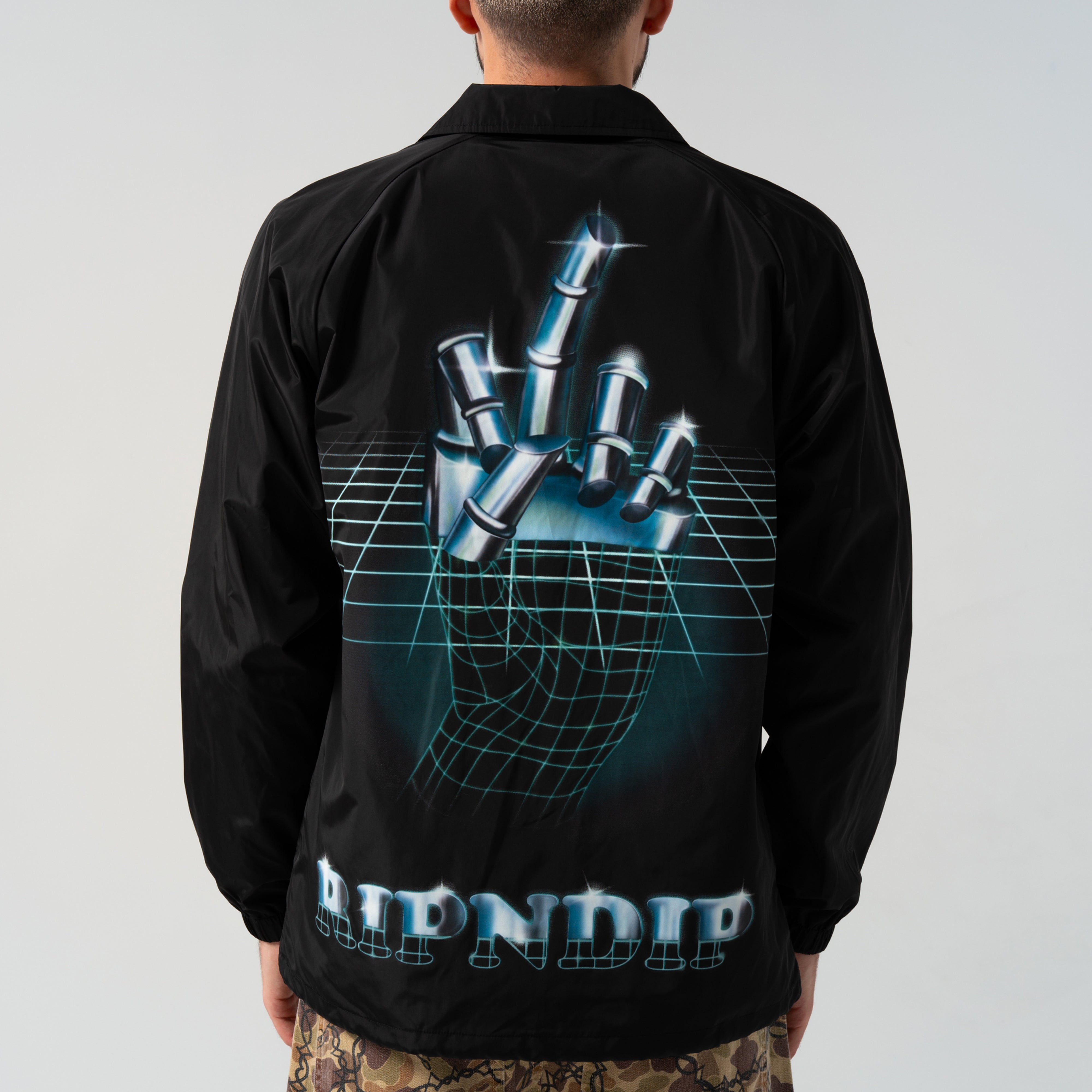 RIPNDIP Afterlife Coaches Jacket (Black)