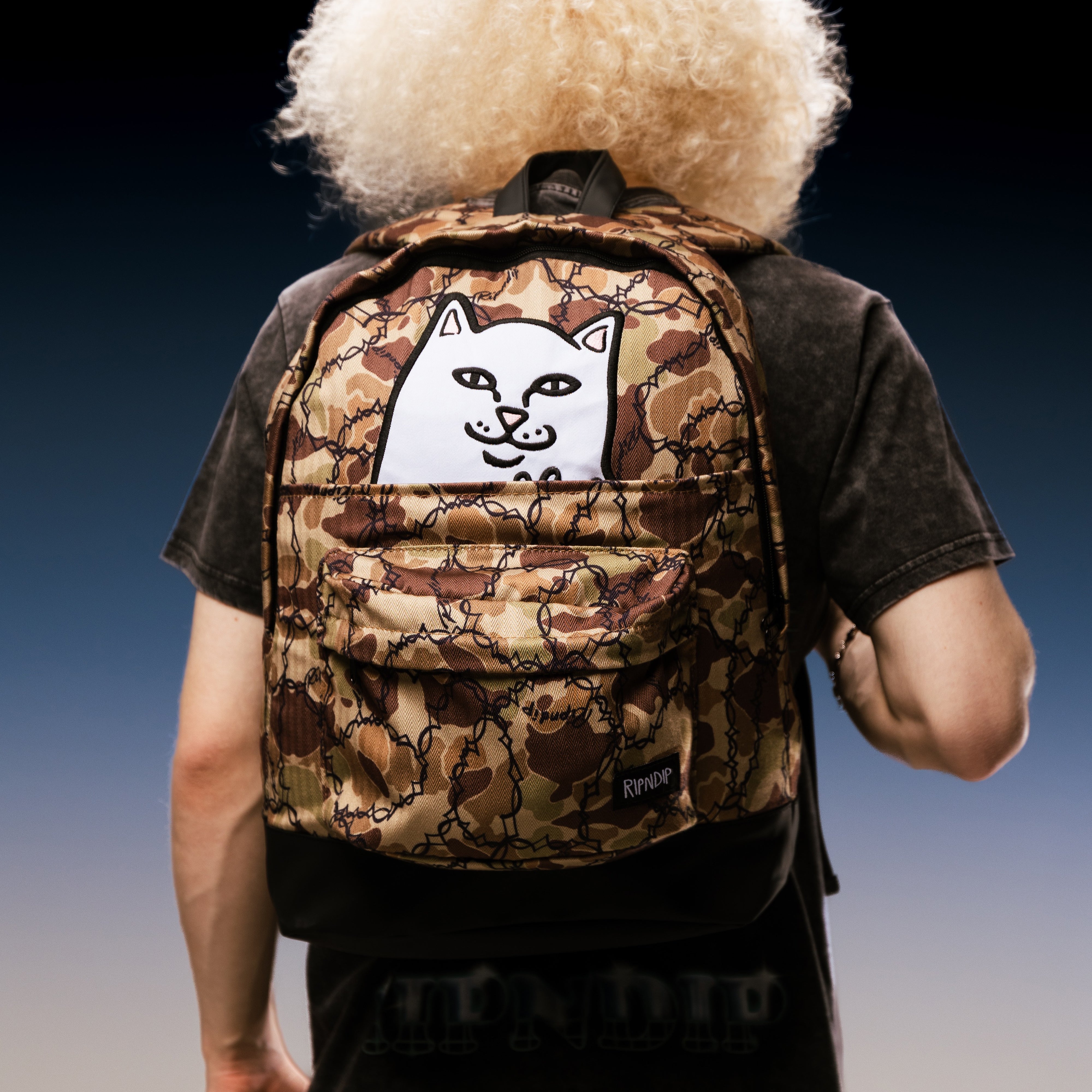 RIPNDIP Wired Backpack (Tan Camo)