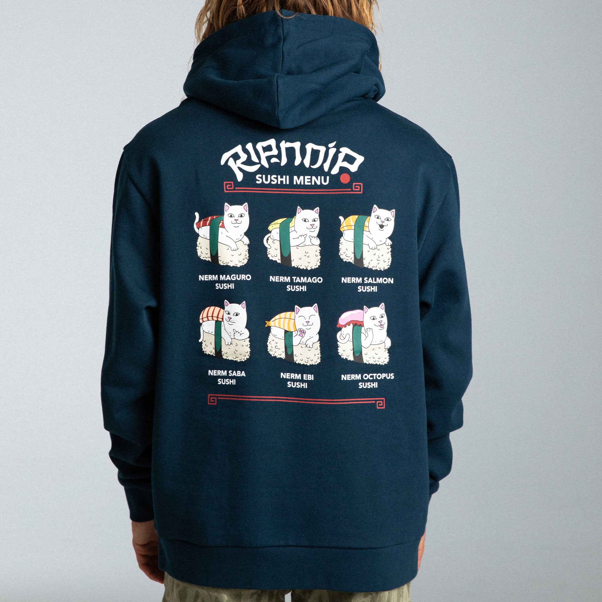 RIPNDIP Sushi Nerm Hoodie (Navy )