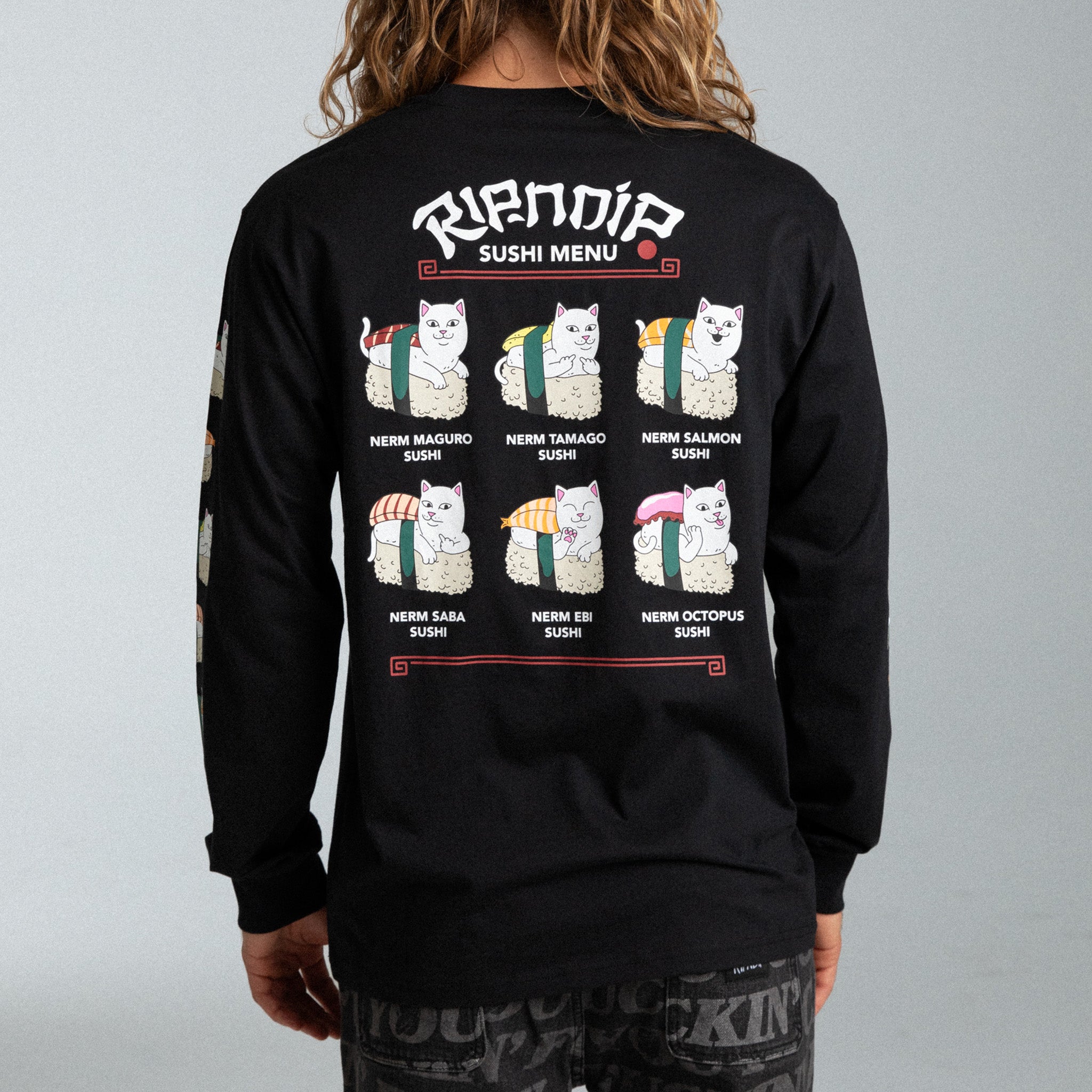 RIPNDIP Sushi Nerm Long Sleeve (Black )