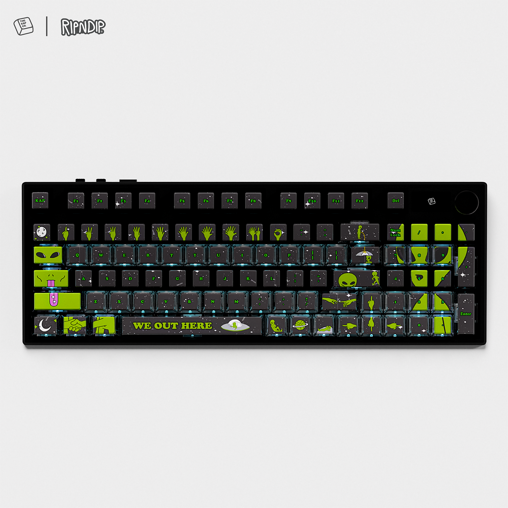 RIPNDIP We Out Here Keyboard Set (Asst)