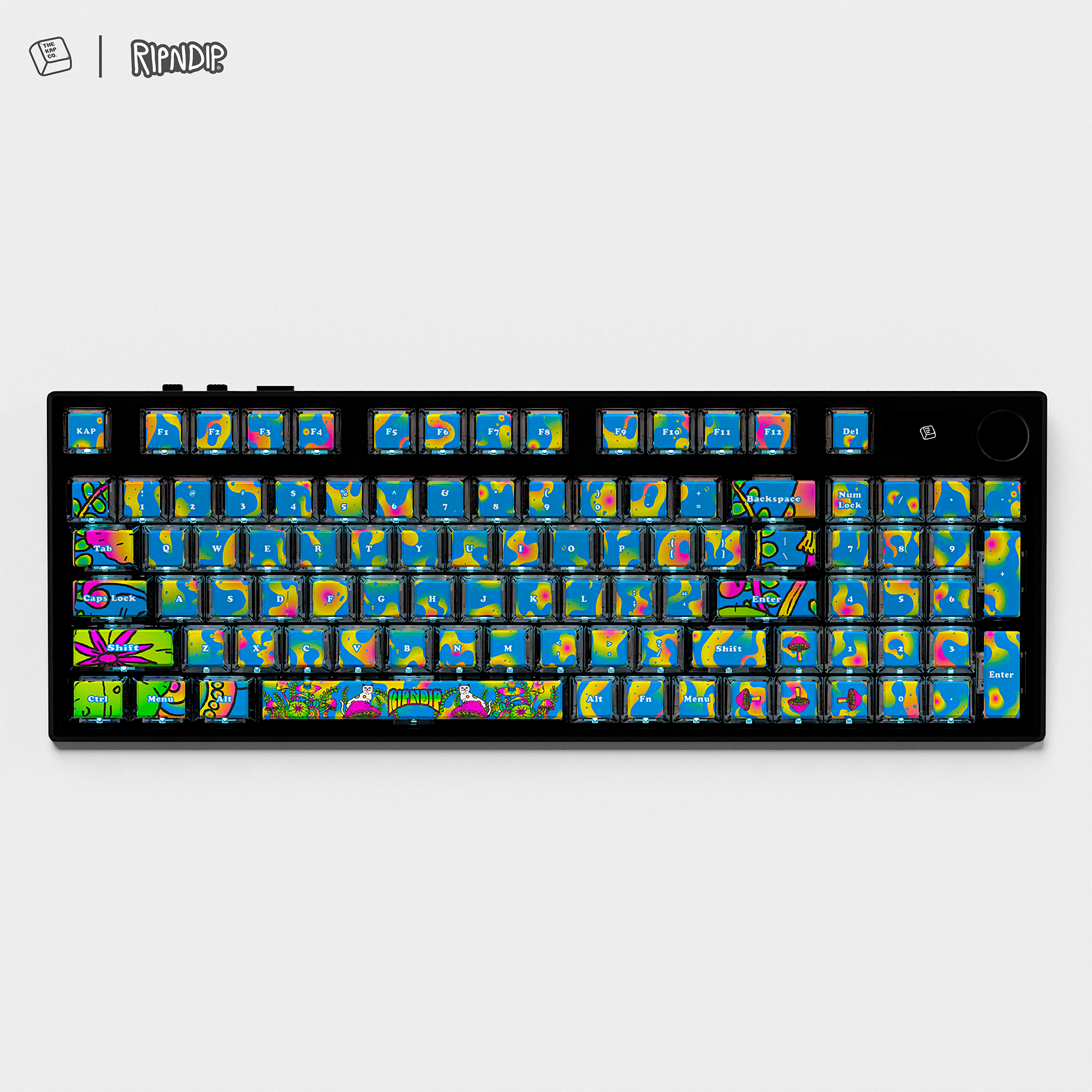 RIPNDIP Psychedelic Keyboard Set (Asst)