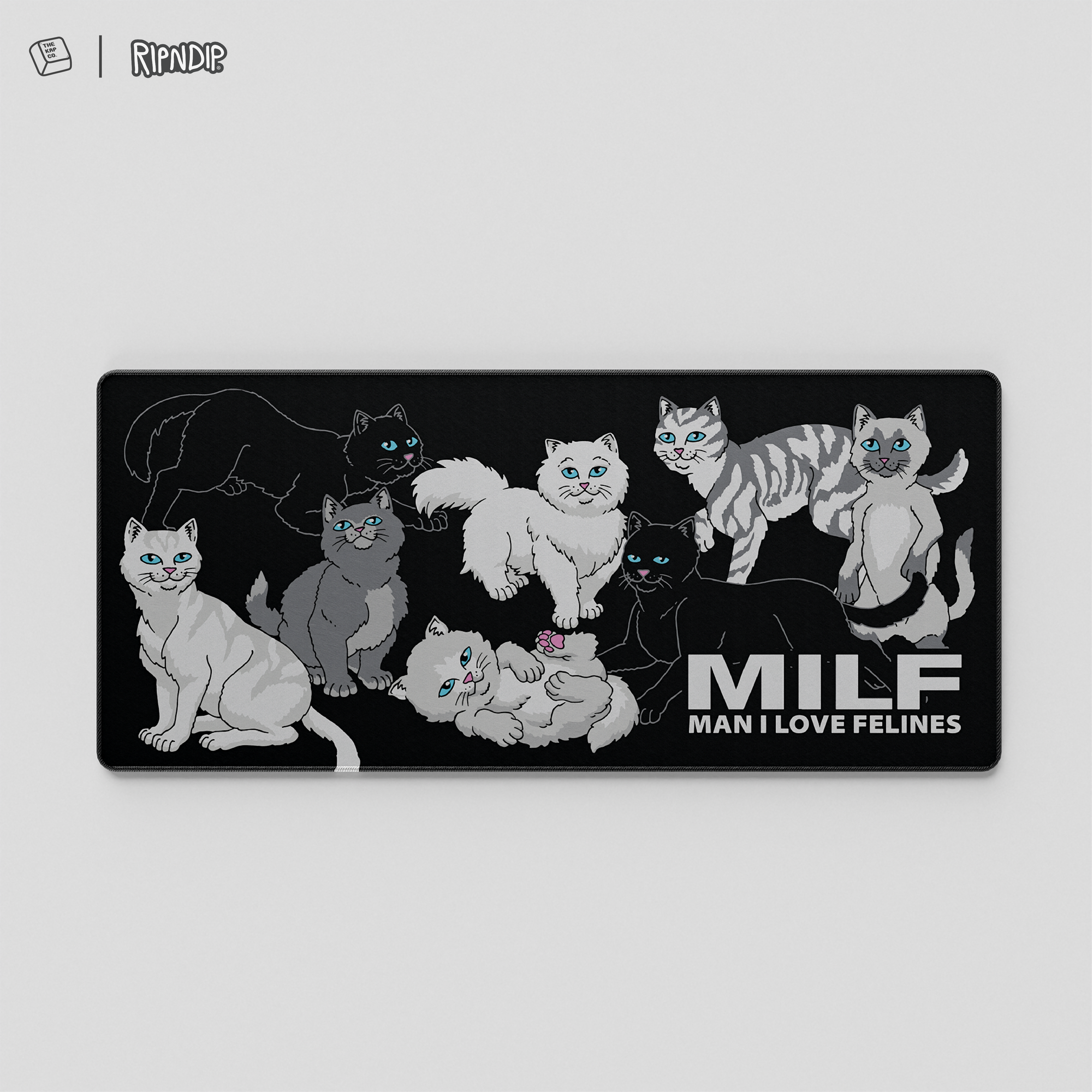 RIPNDIP Man I Love Felines Deskmat (Asst)