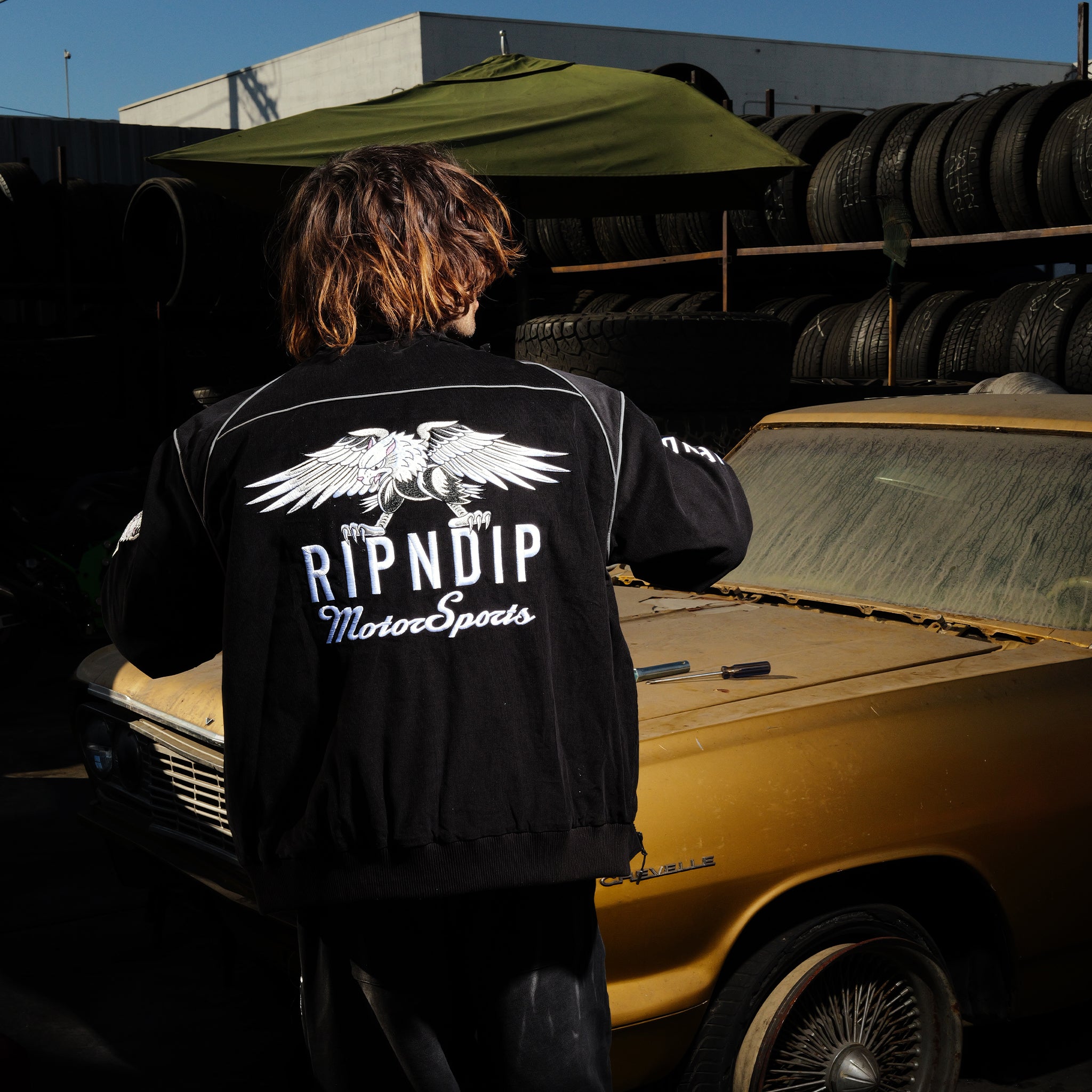 RIPNDIP RND Motorsports Jacket (Black)