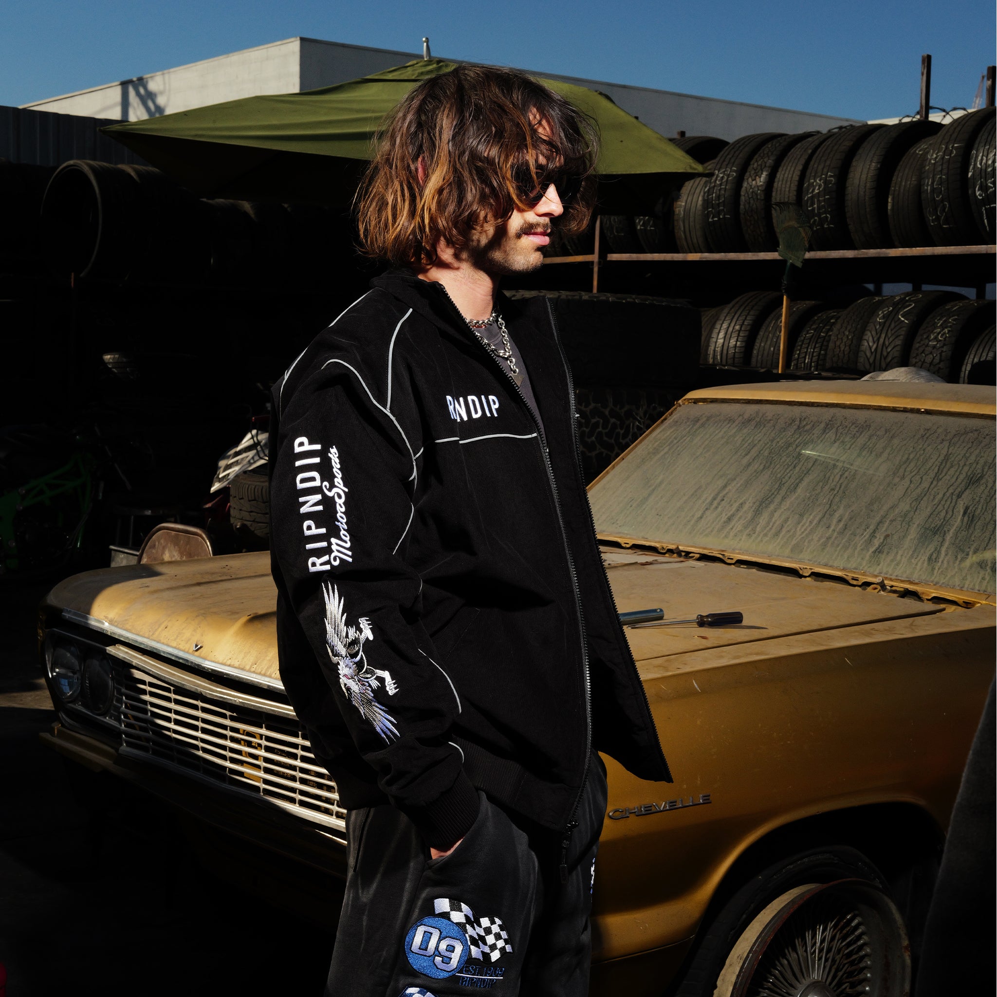 RIPNDIP RND Motorsports Jacket (Black)