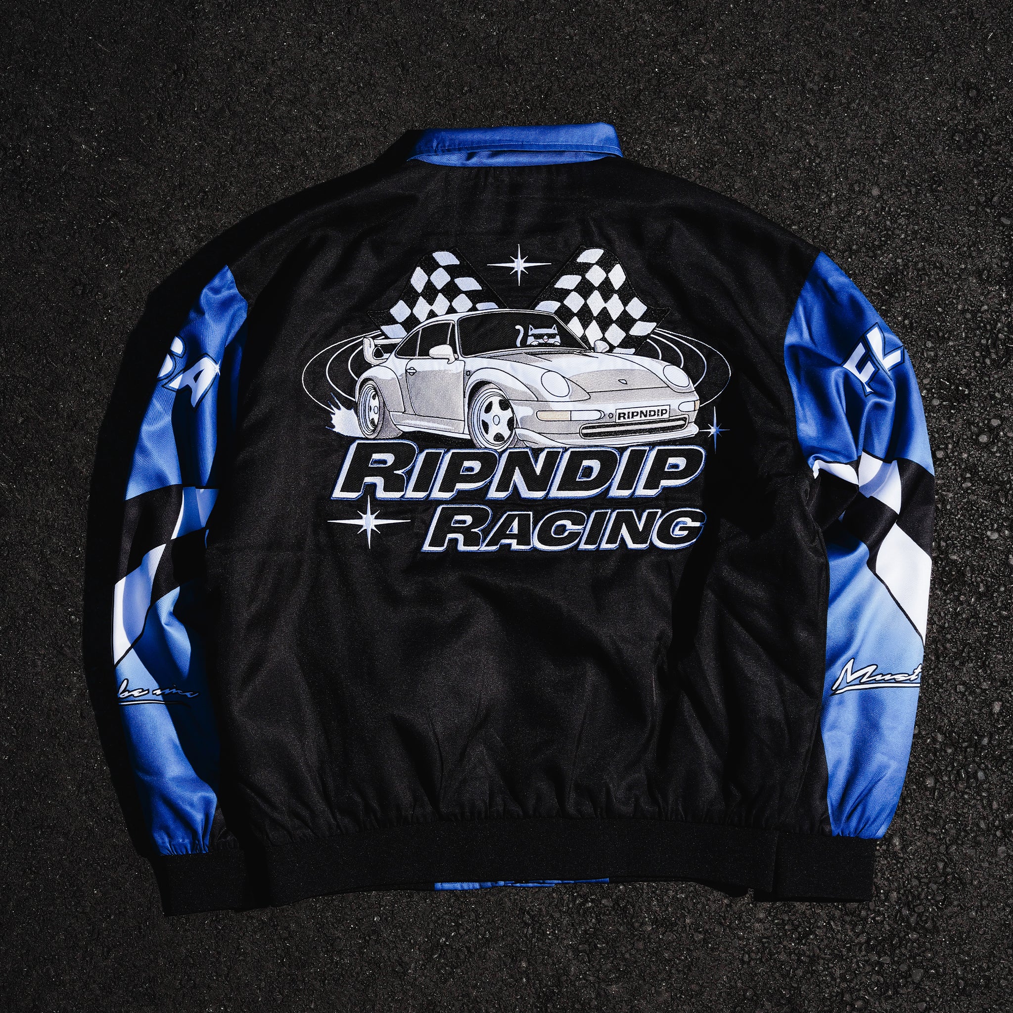 RIPNDIP Ripnrace Jacket (Black/Blue)