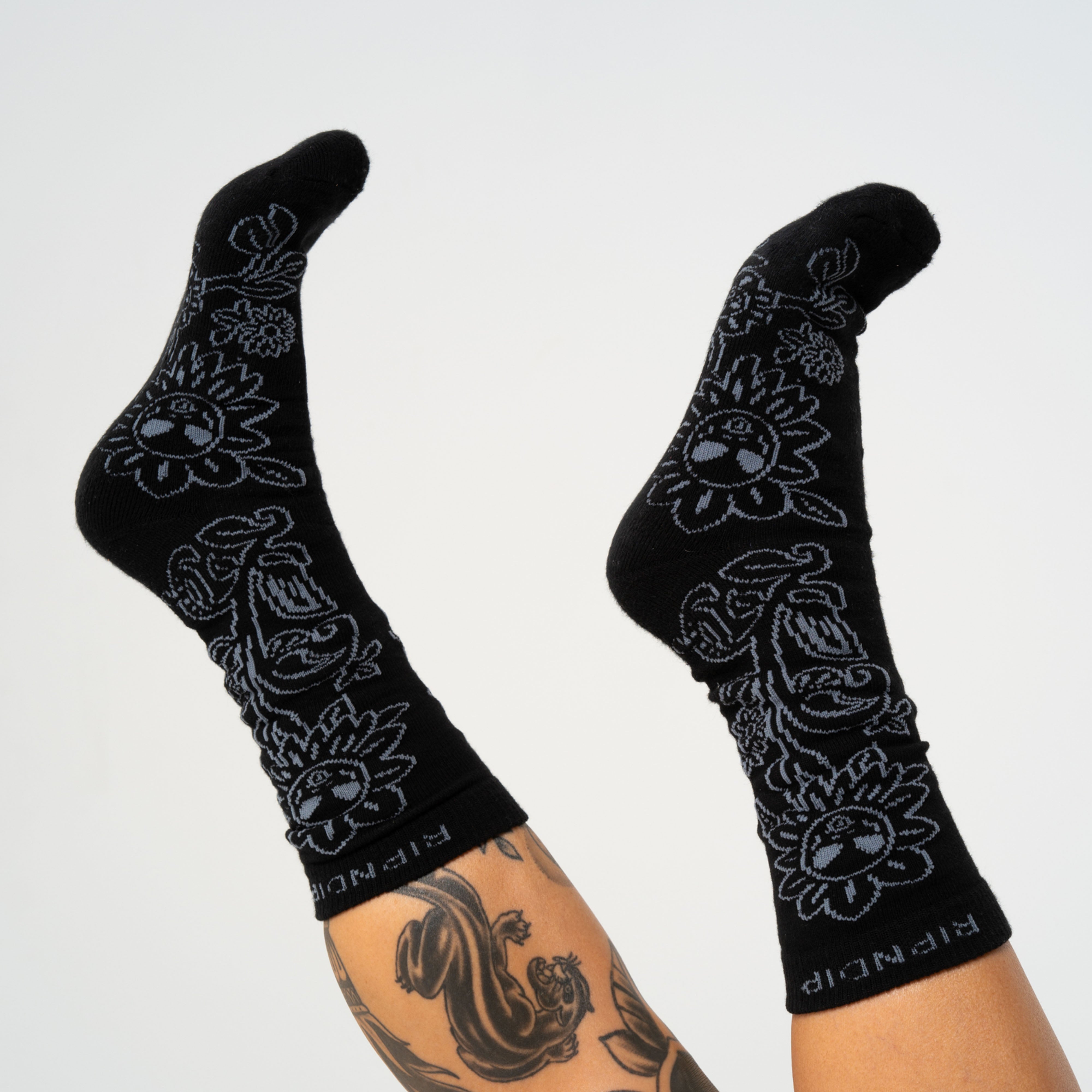 RIPNDIP Space Garden Socks (Black)