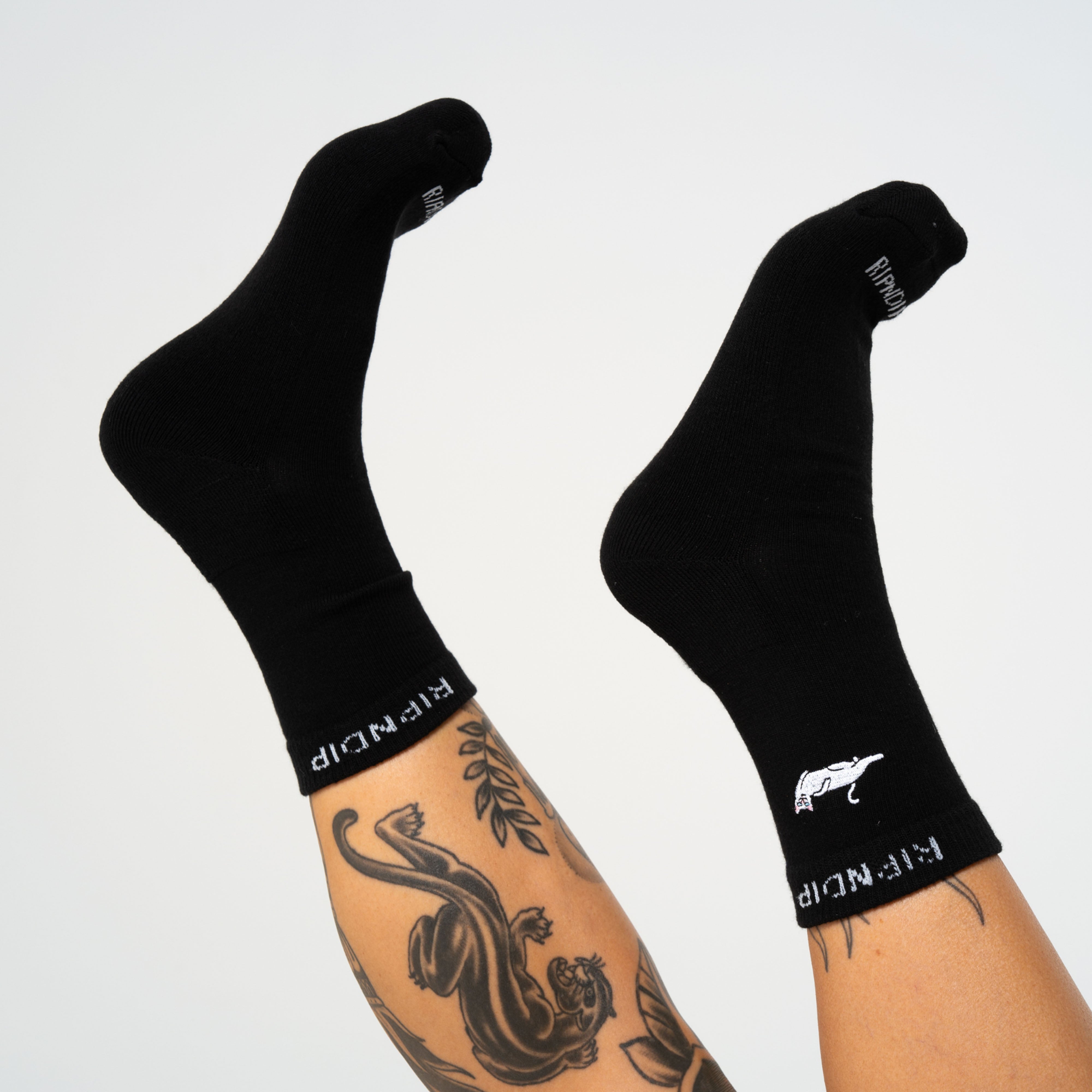 RIPNDIP Catstanza Mid Socks (Black)