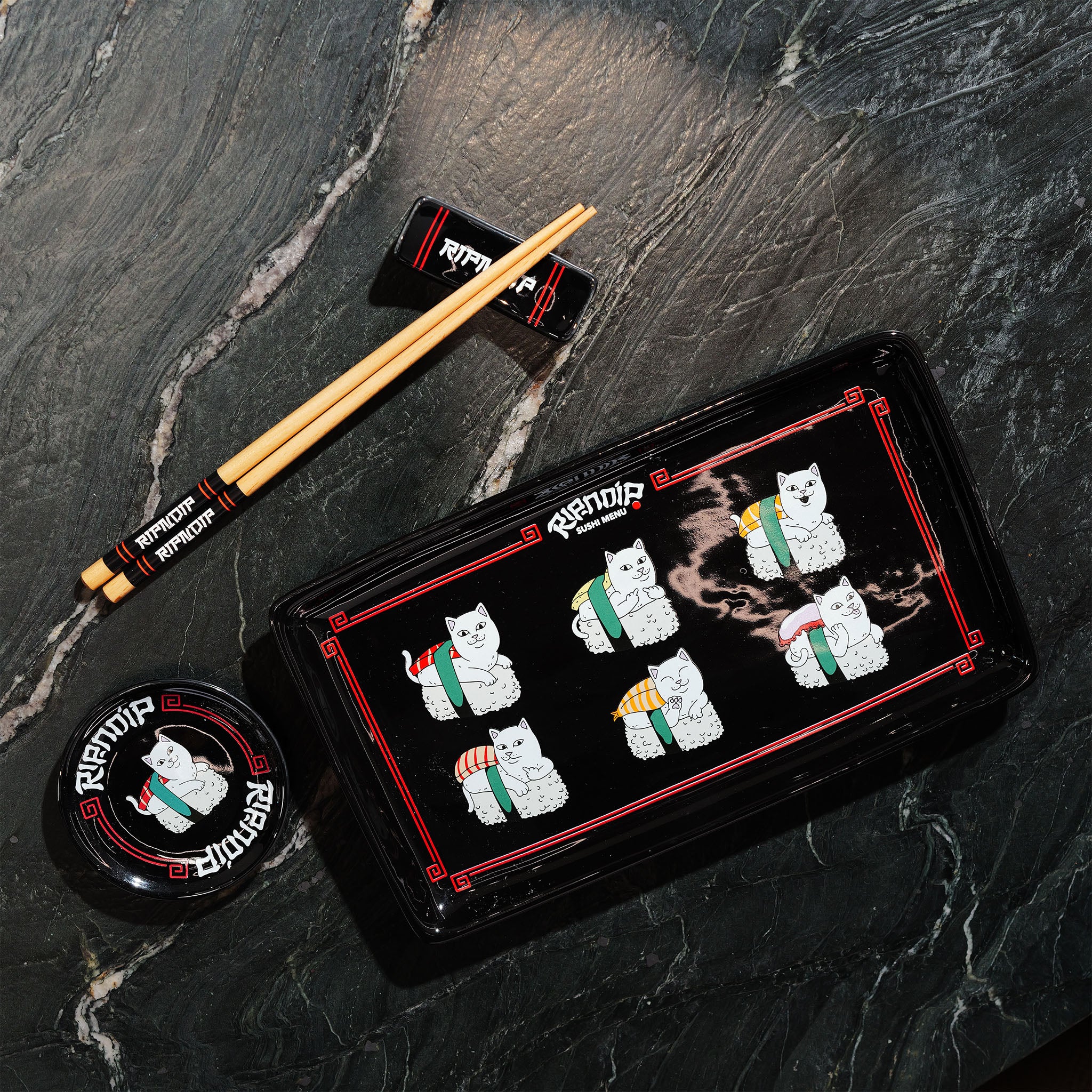 RIPNDIP Sushi Nerm Sushi Set (Black)