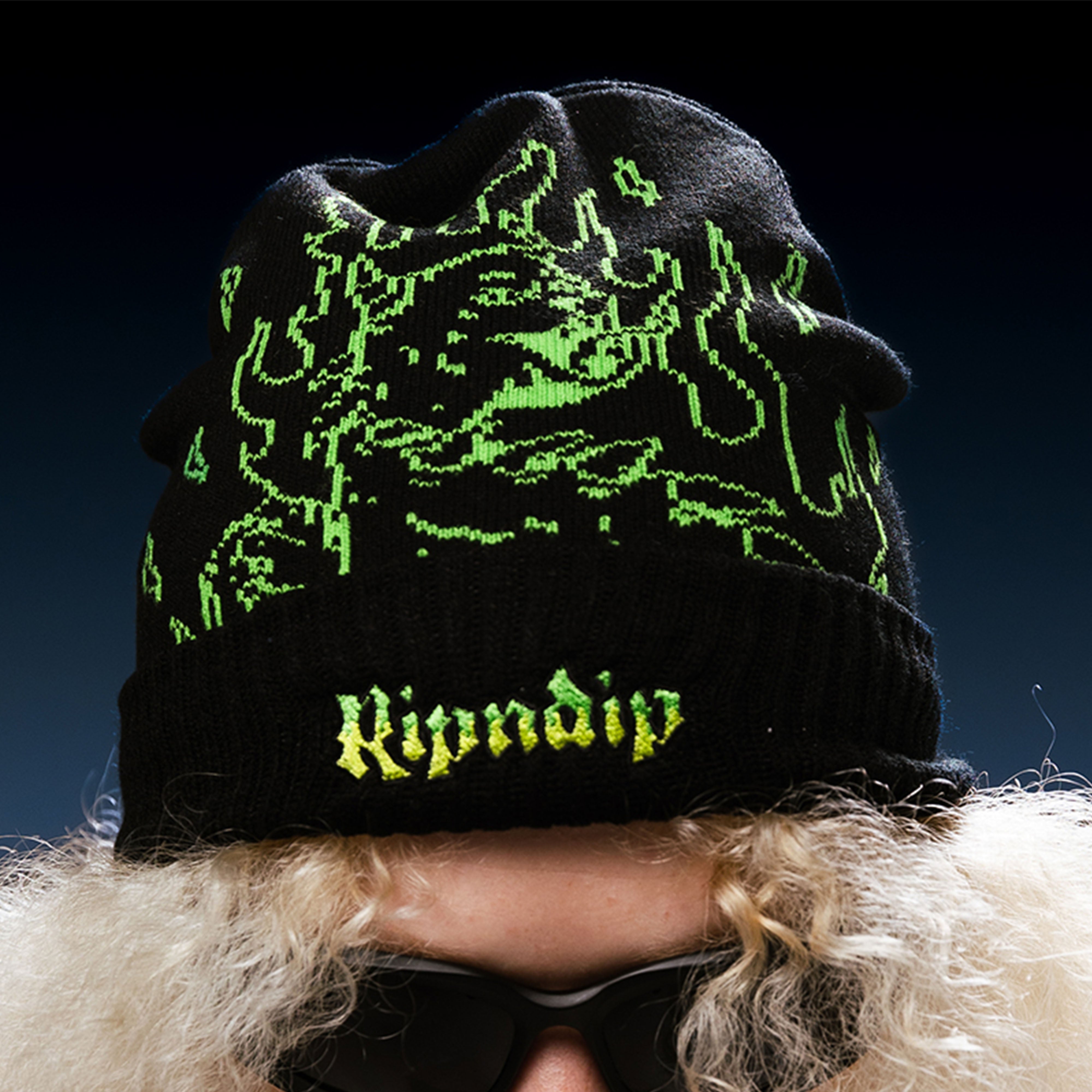 RIPNDIP Horntail Beanie (Black)