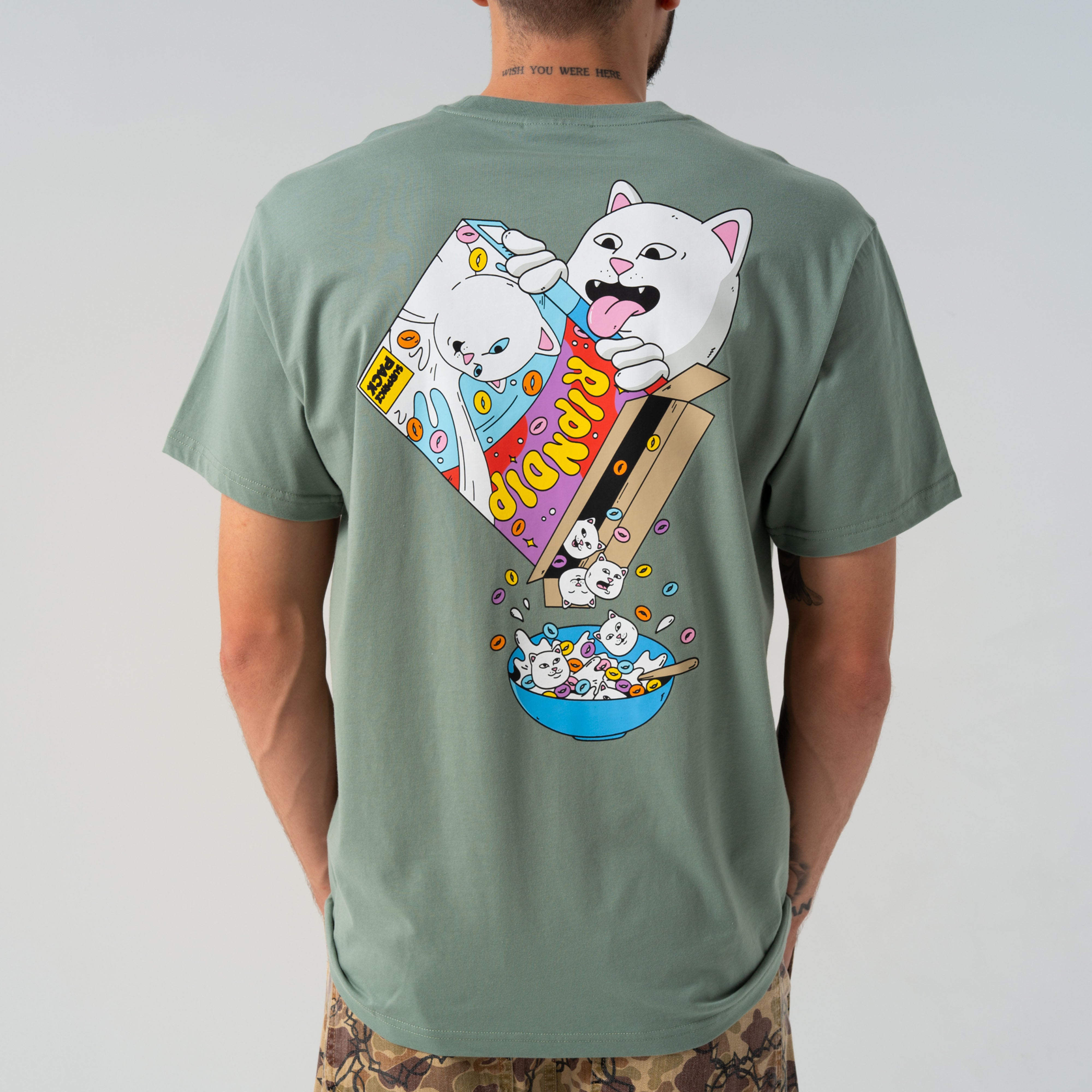 RIPNDIP Nerm Os Tee (Dusty Sage)