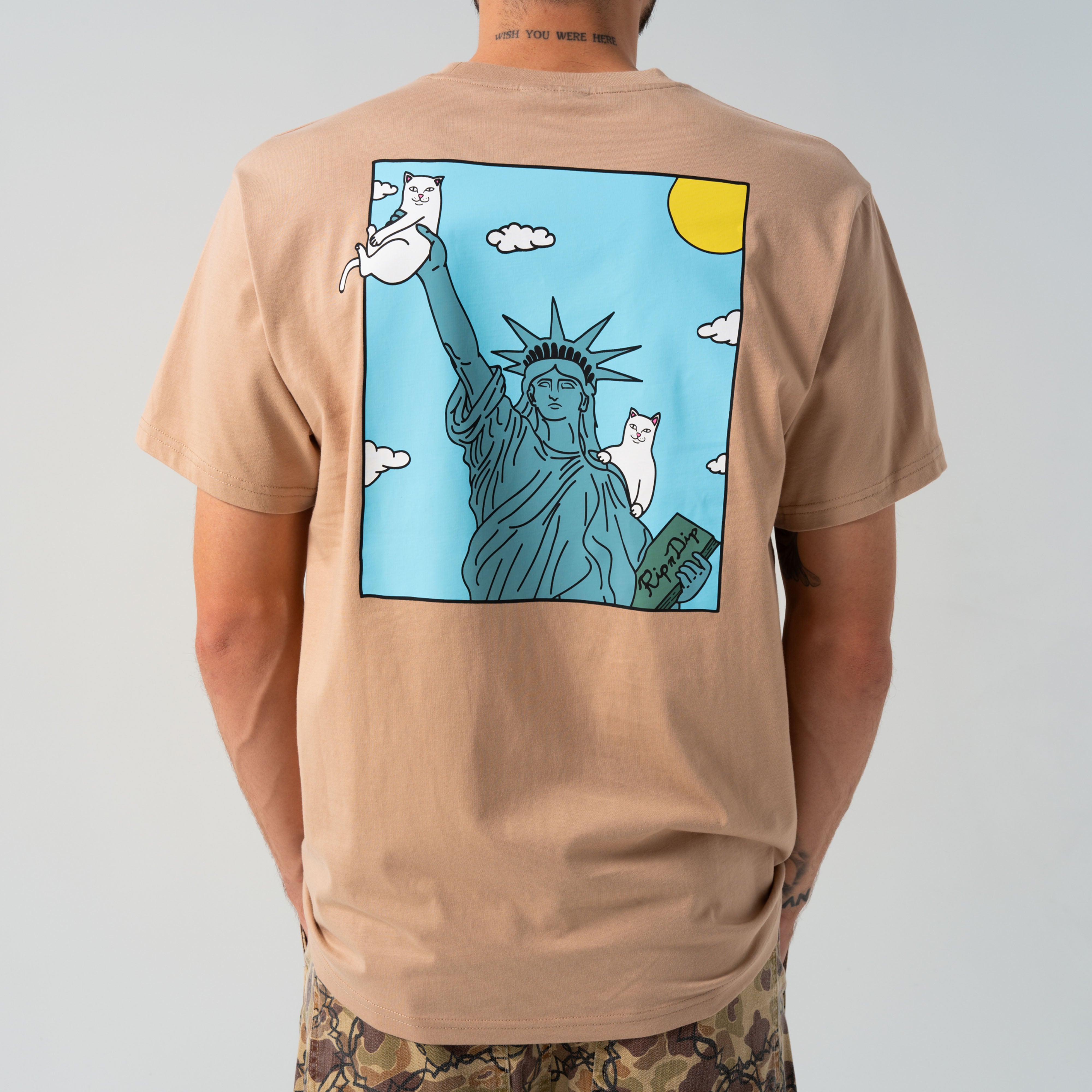 RIPNDIP Liberty Pocket Tee (Almond)