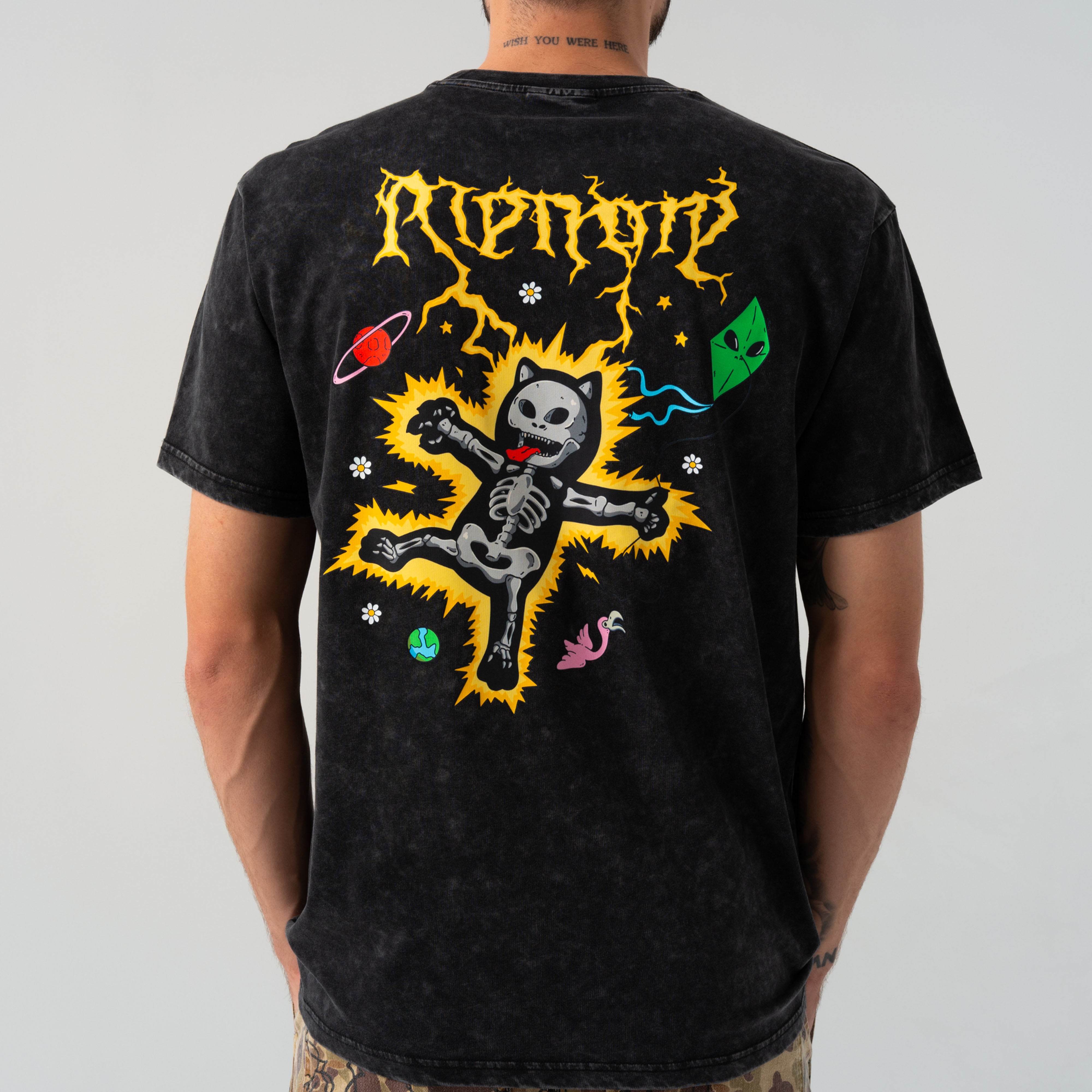 RIPNDIP Electric Tee (Black Wash)