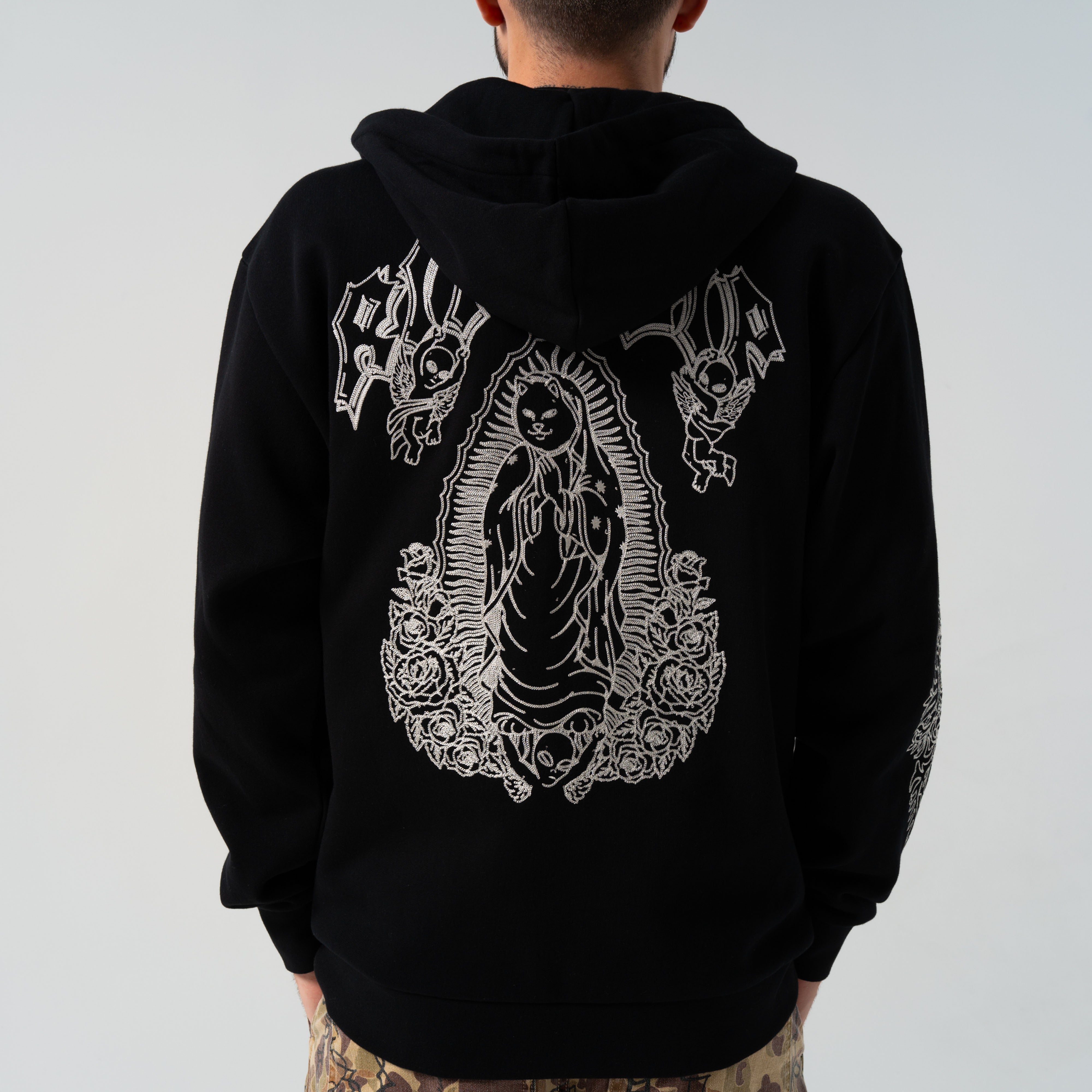 RIPNDIP Mother Nerm Zip Up Hoodie (Black)