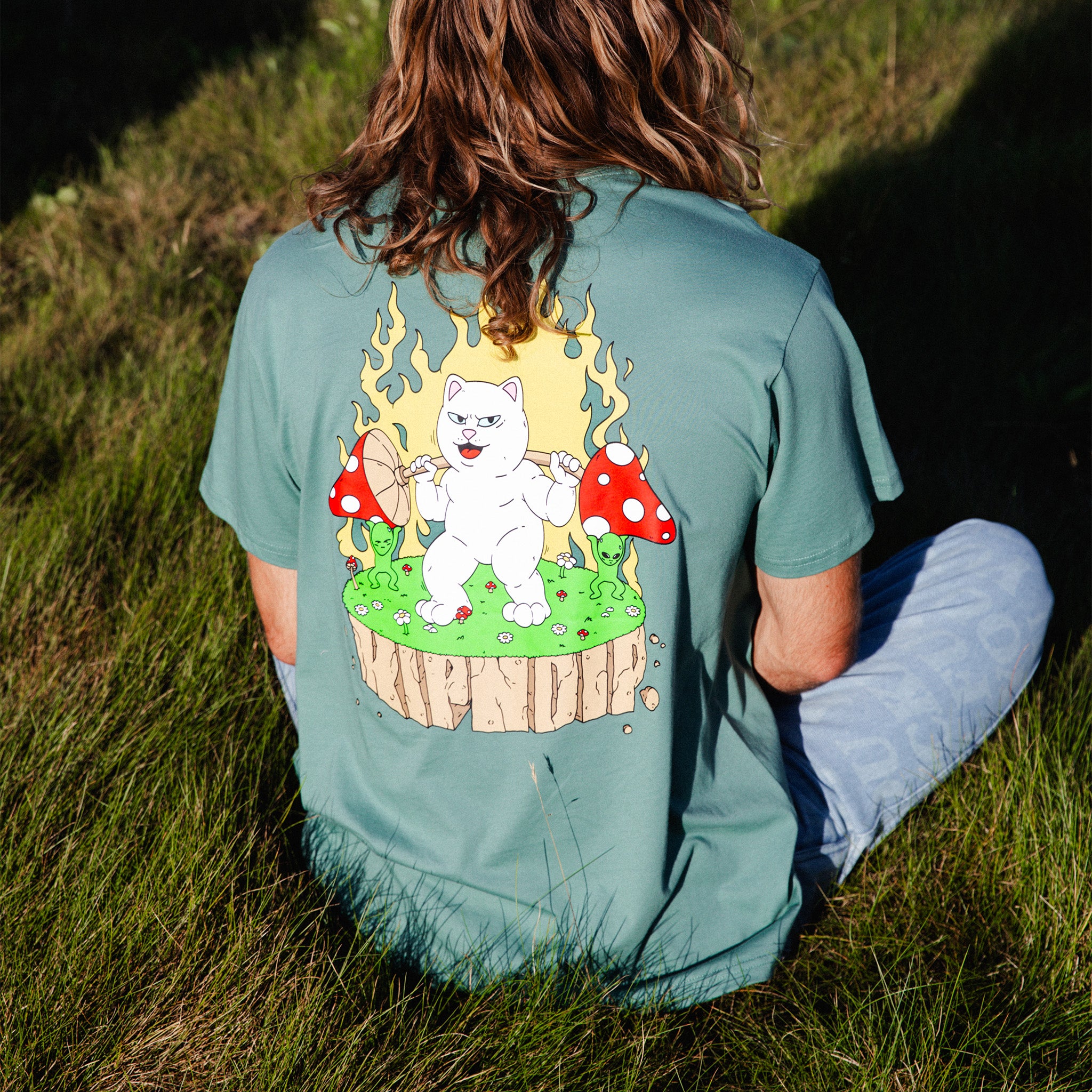 RIPNDIP Bulking Tee (Olive)