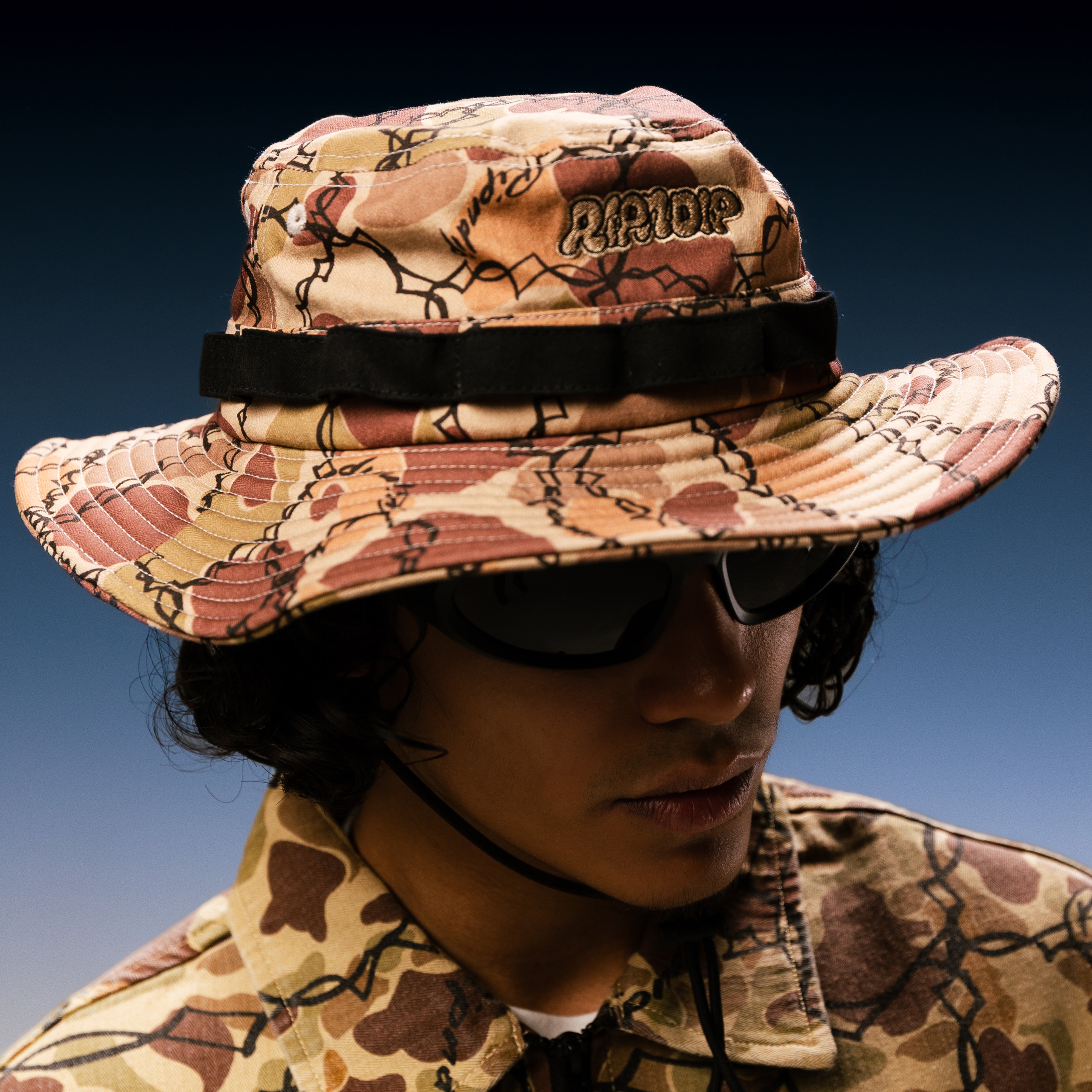 RIPNDIP Wired Boonie Hat (Tan Camo)