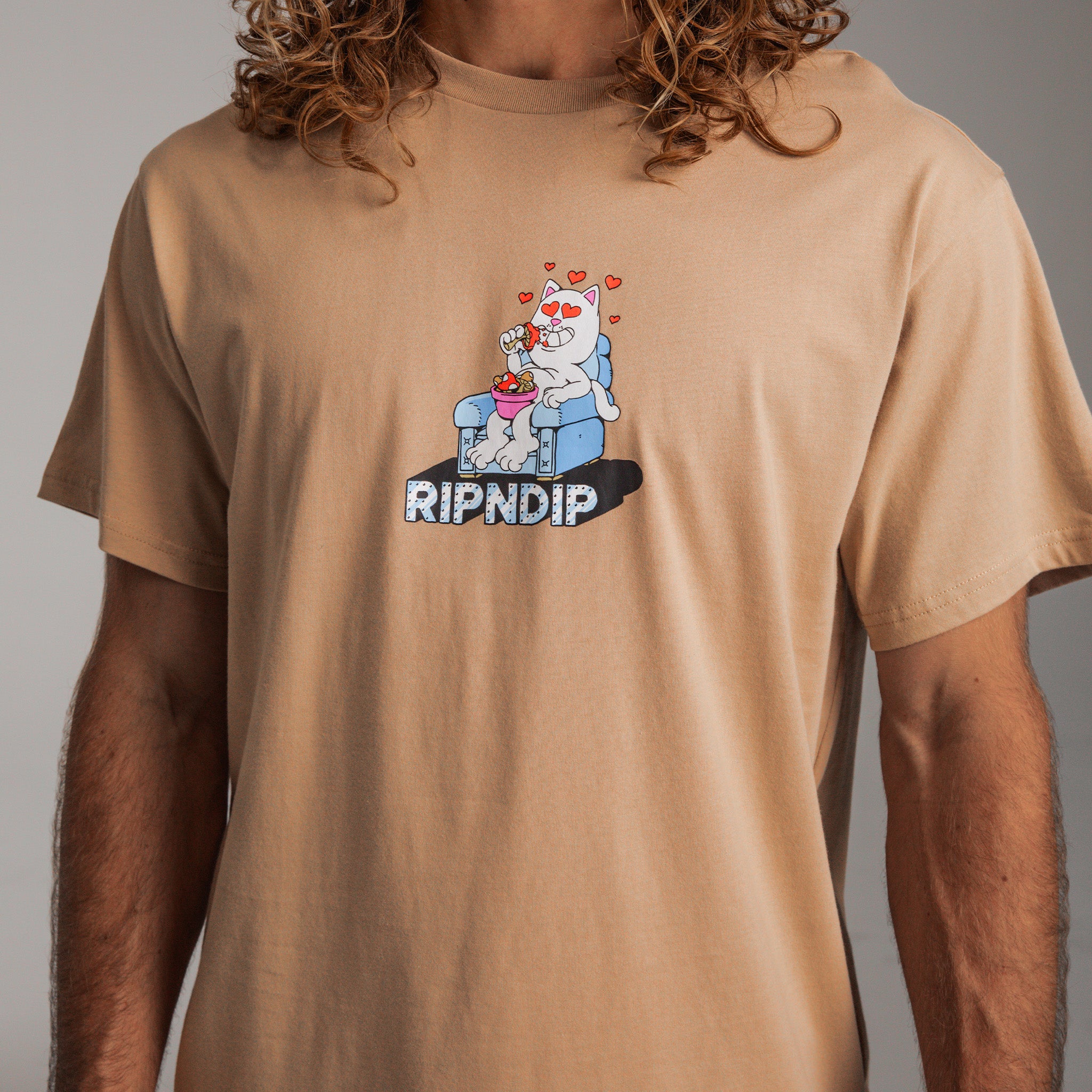 RIPNDIP Afternoon Snack Tee (Almond)