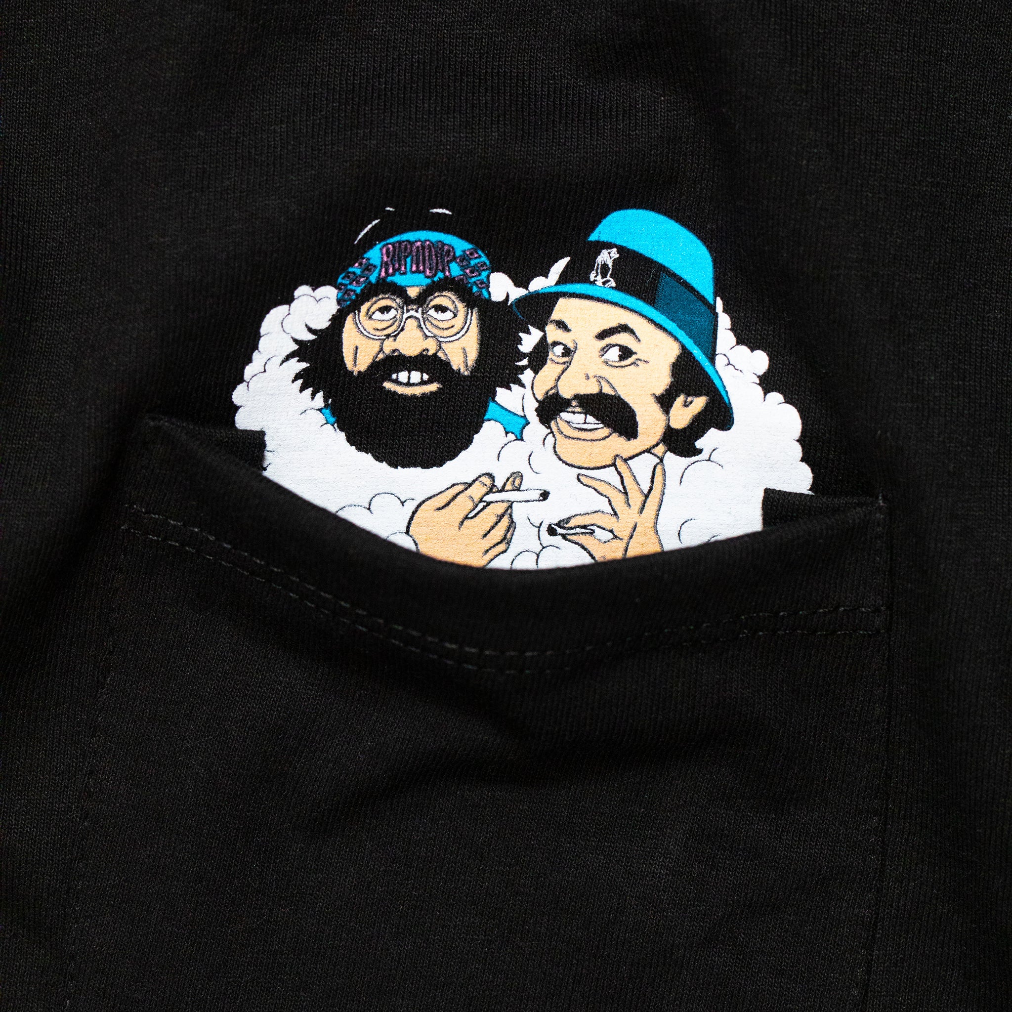 RIPNDIP Cheech and Chong Pocket Tee (Black)