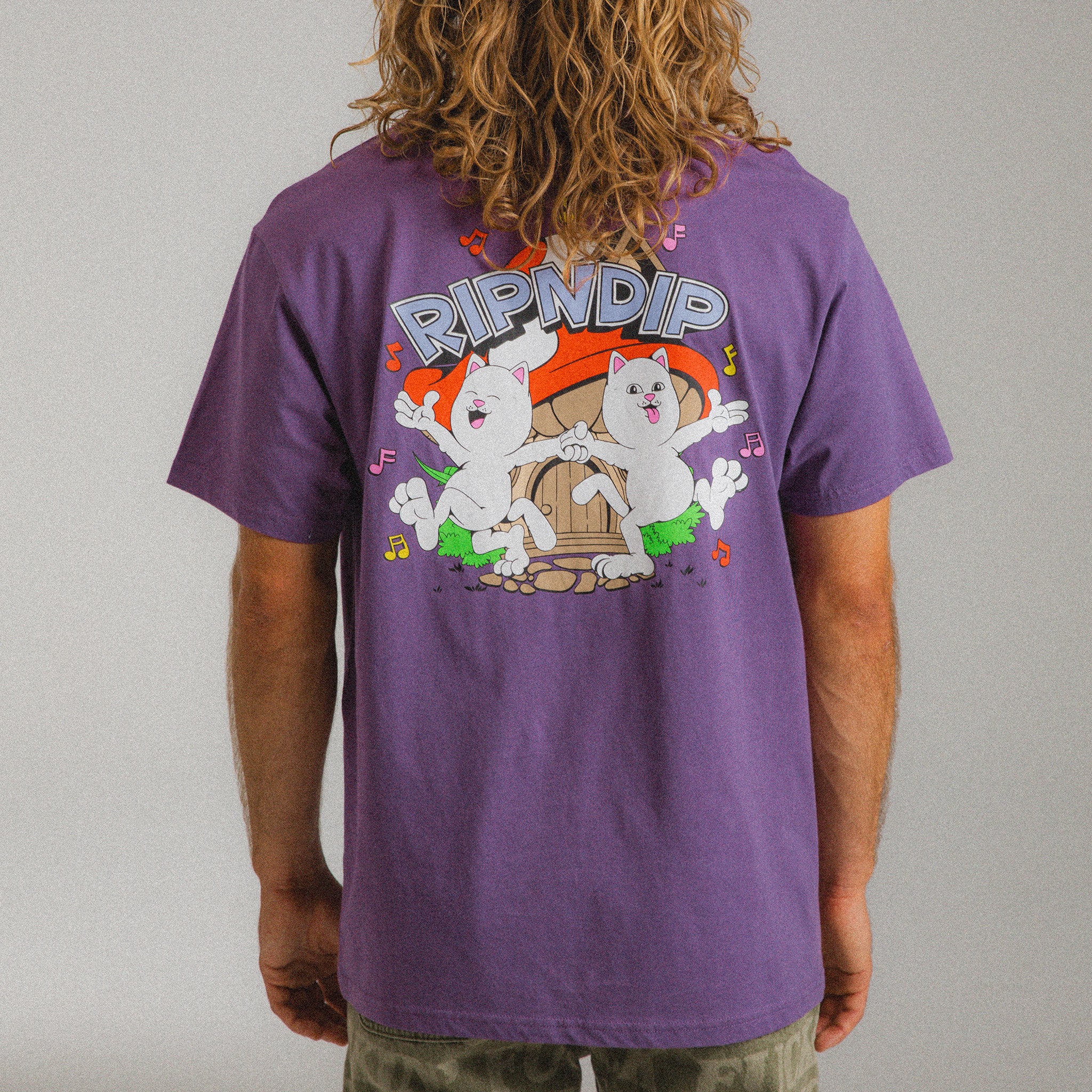 RIPNDIP Shroom House Tee (Plum)