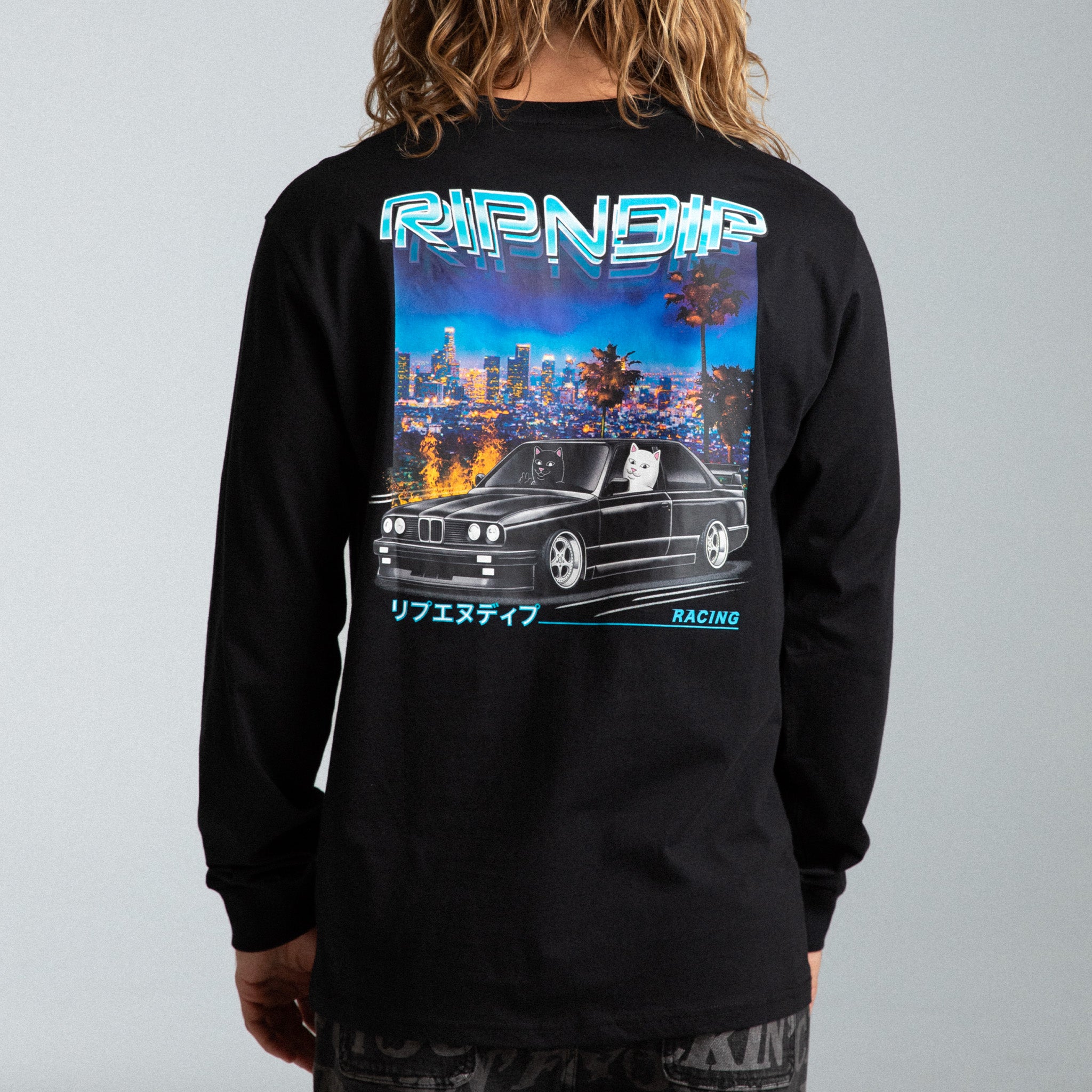 RIPNDIP Vroom Vroom Long Sleeve (Black)