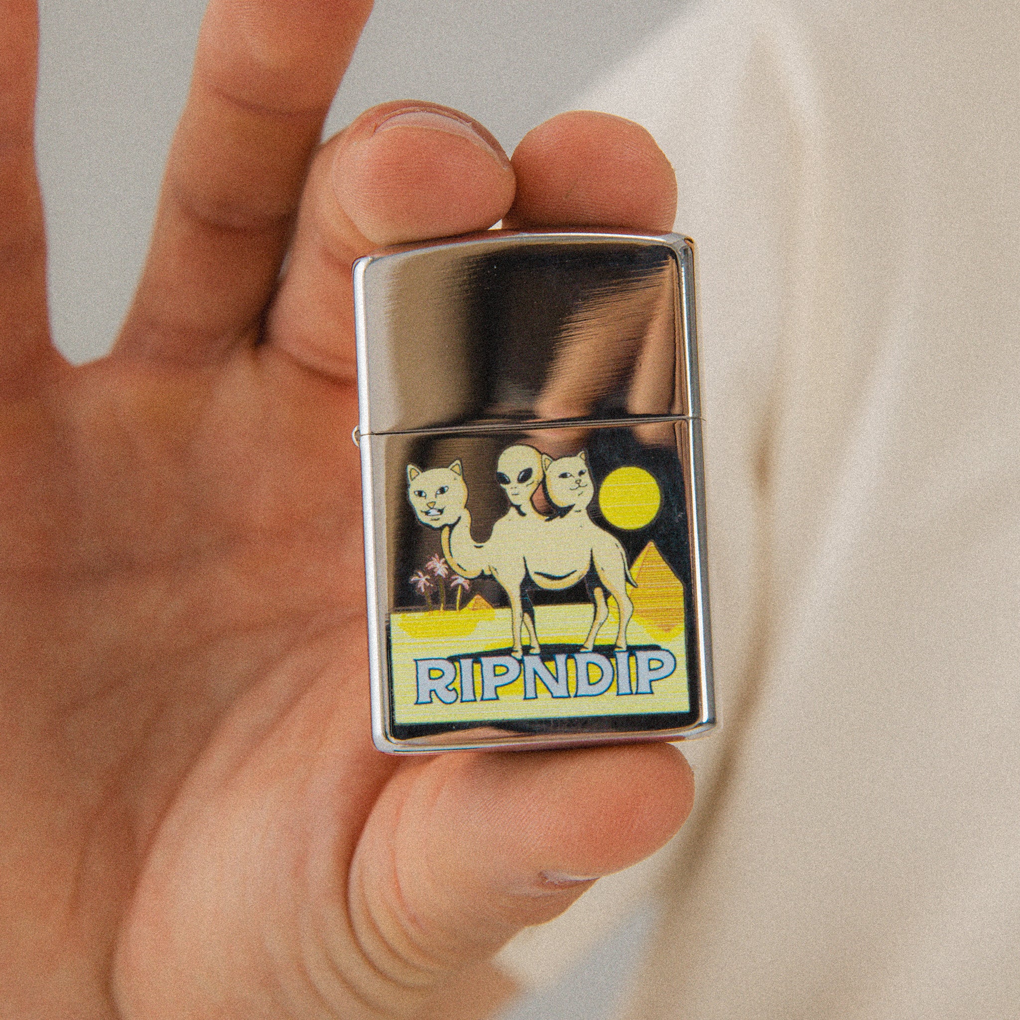 RIPNDIP Barnum Refillable Lighter (Silver)