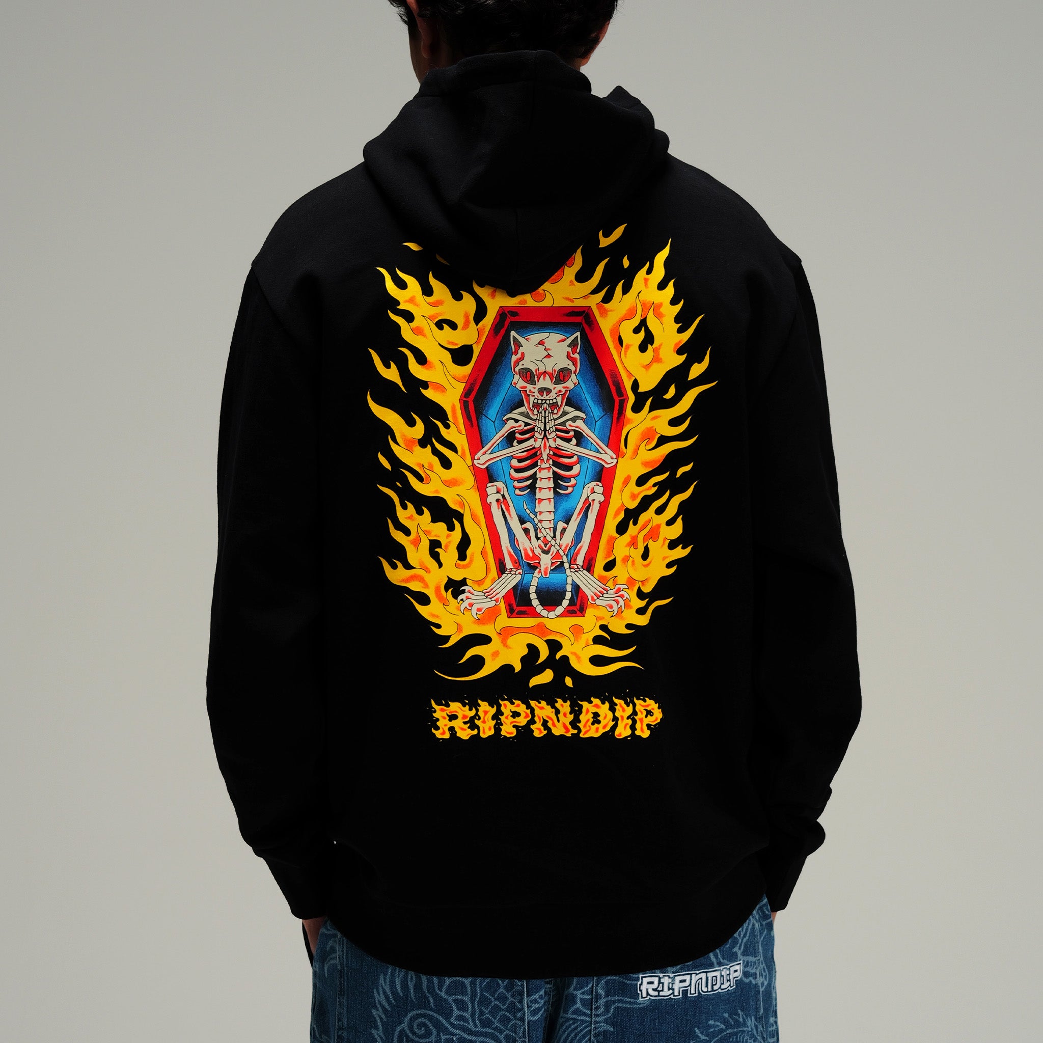 RIPNDIP Burn In Heck Hoodie (Black)