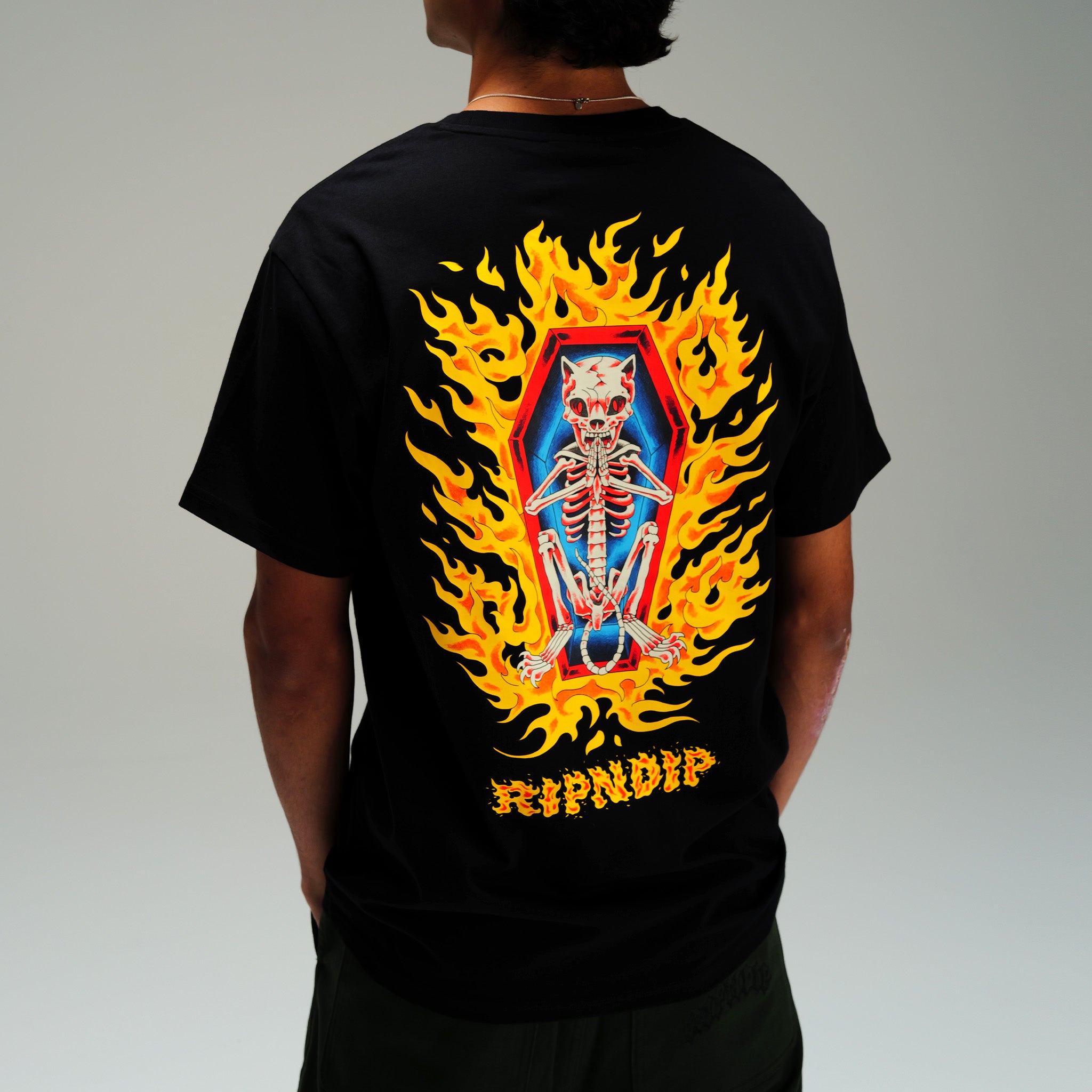 RIPNDIP Burn In Heck Tee (Black)