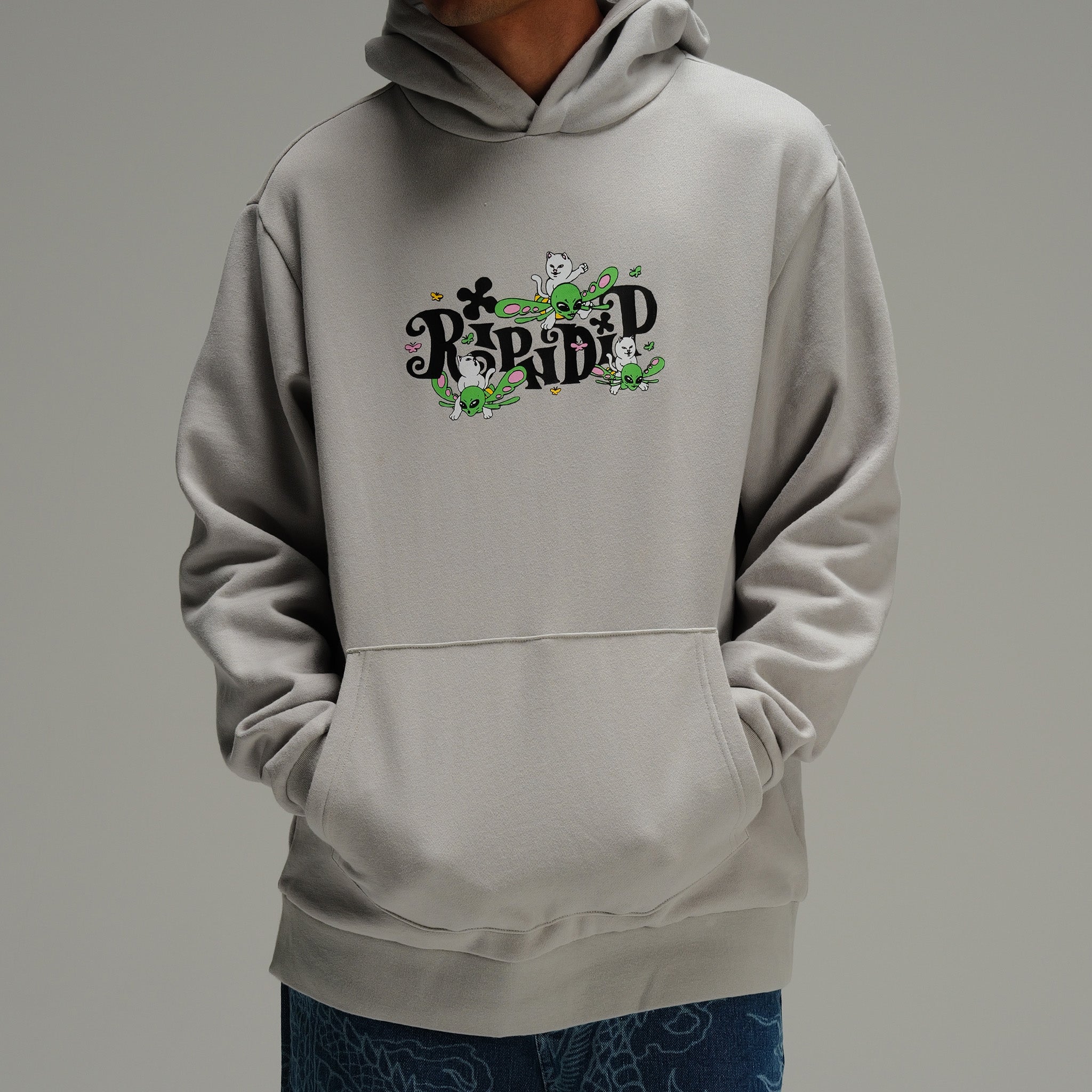 RIPNDIP Fly Away Hoodie (Grey)