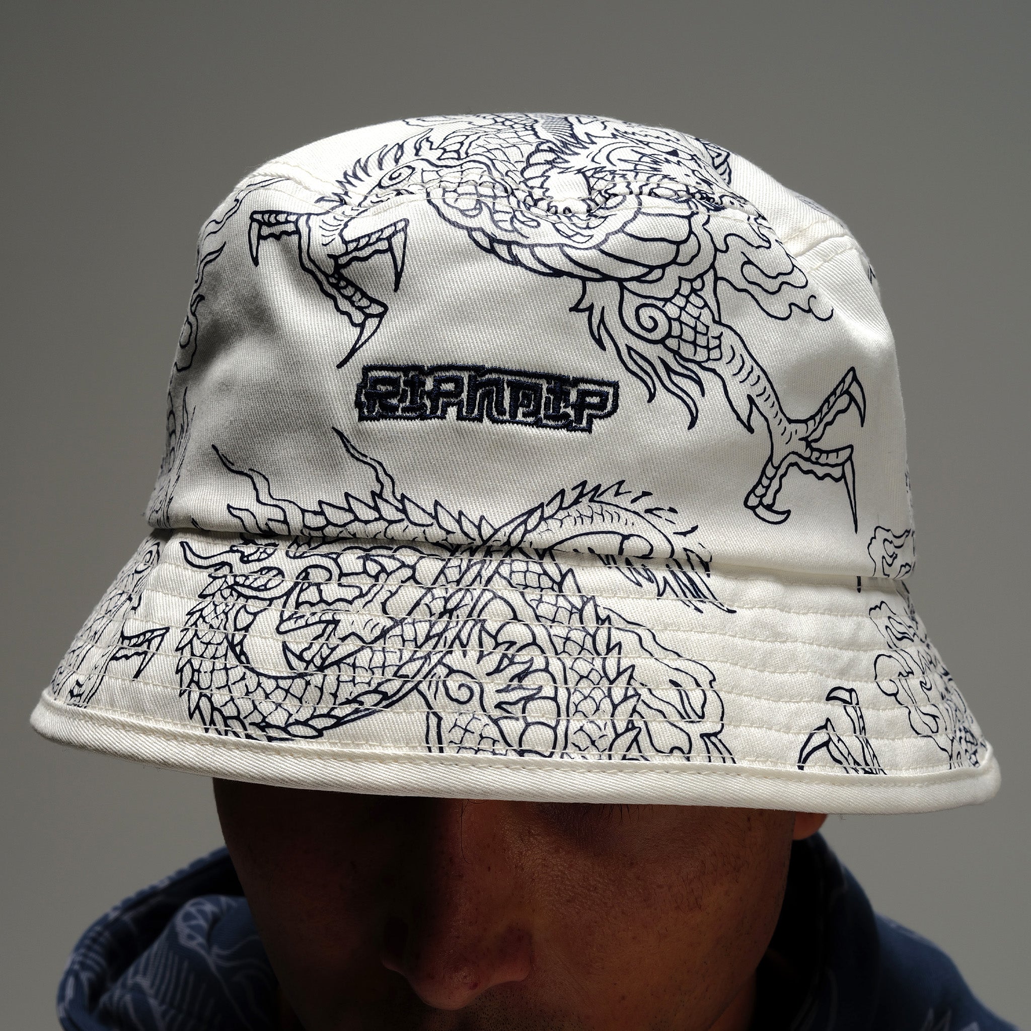 RIPNDIP Haku Face Mask Bucket Hat (White)