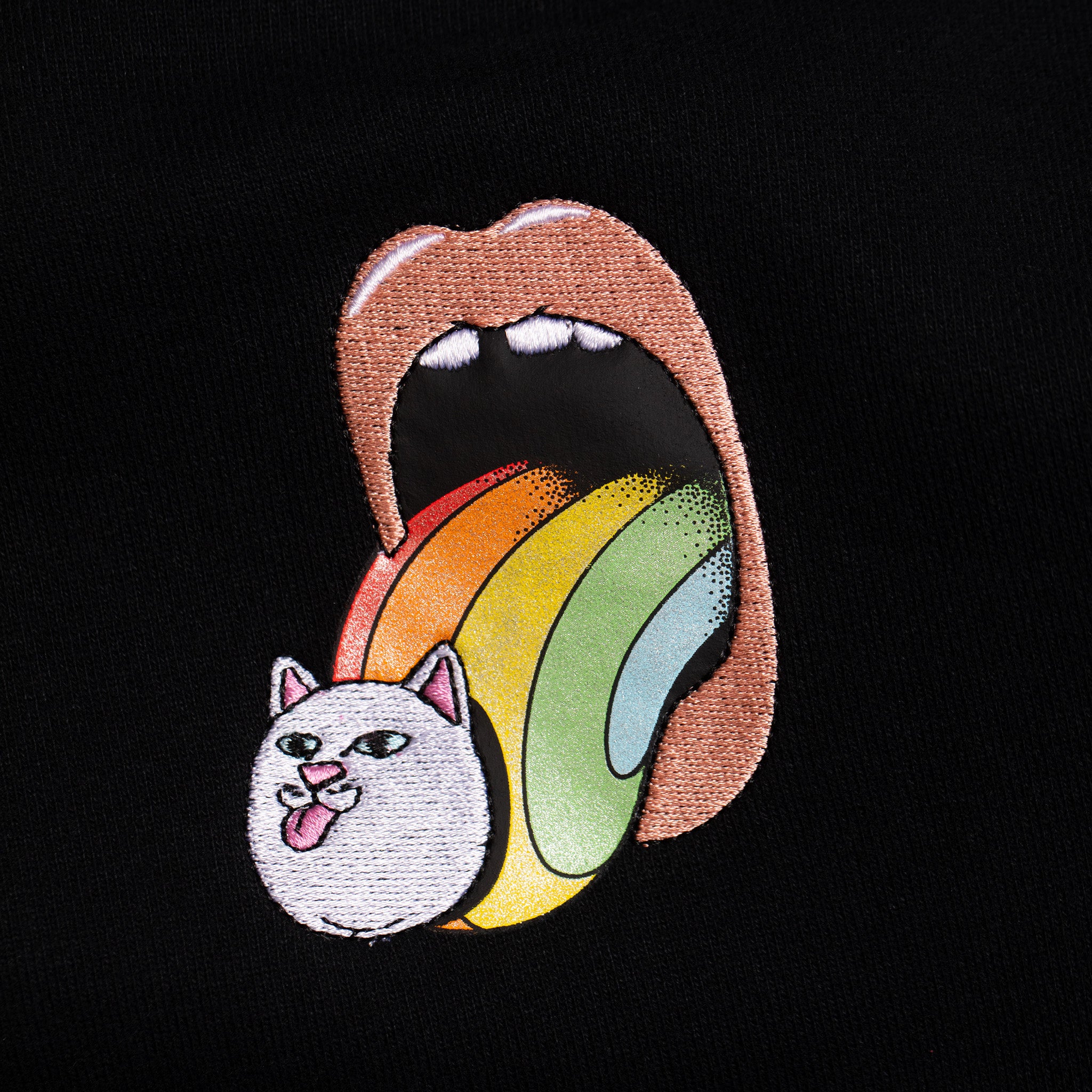 RIPNDIP Lick Me Hoodie (Black) 14.7oz