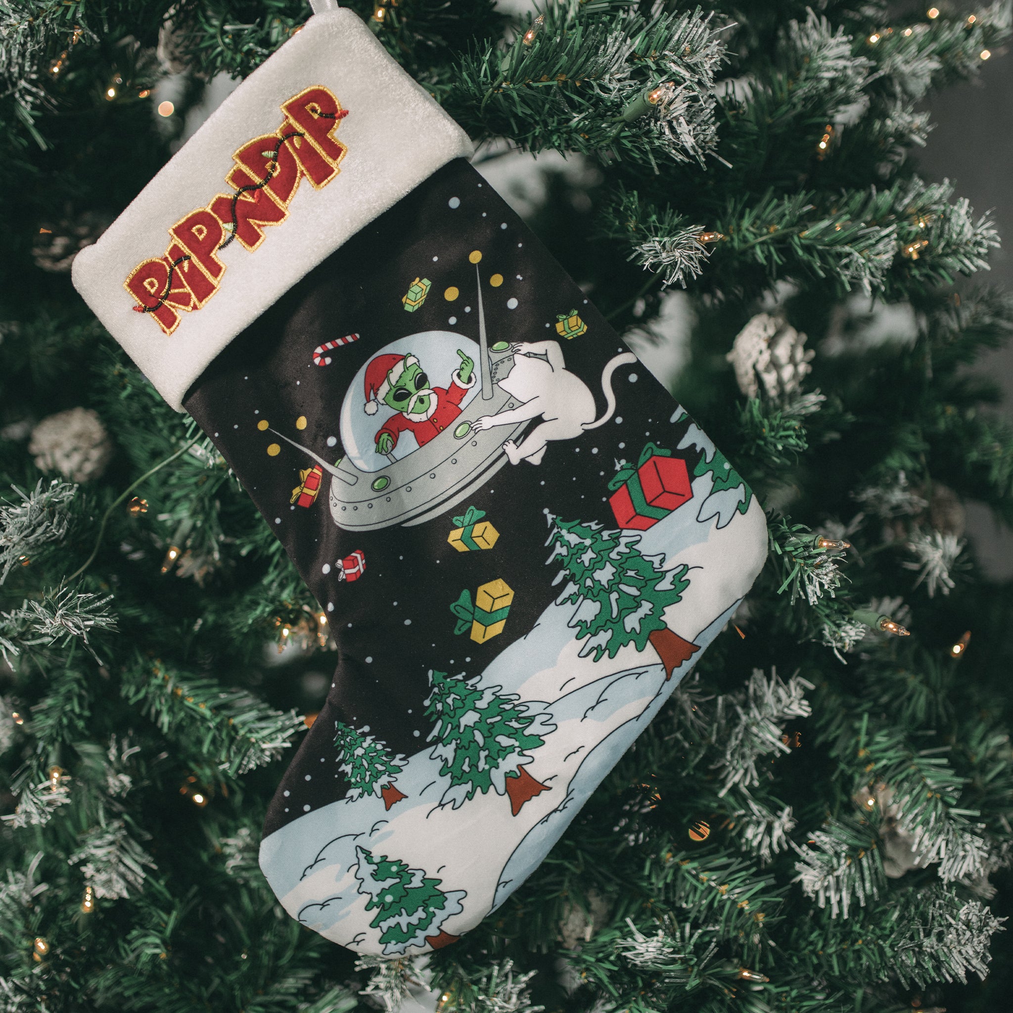 RIPNDIP Space Santa Christmas Stocking (Multi)