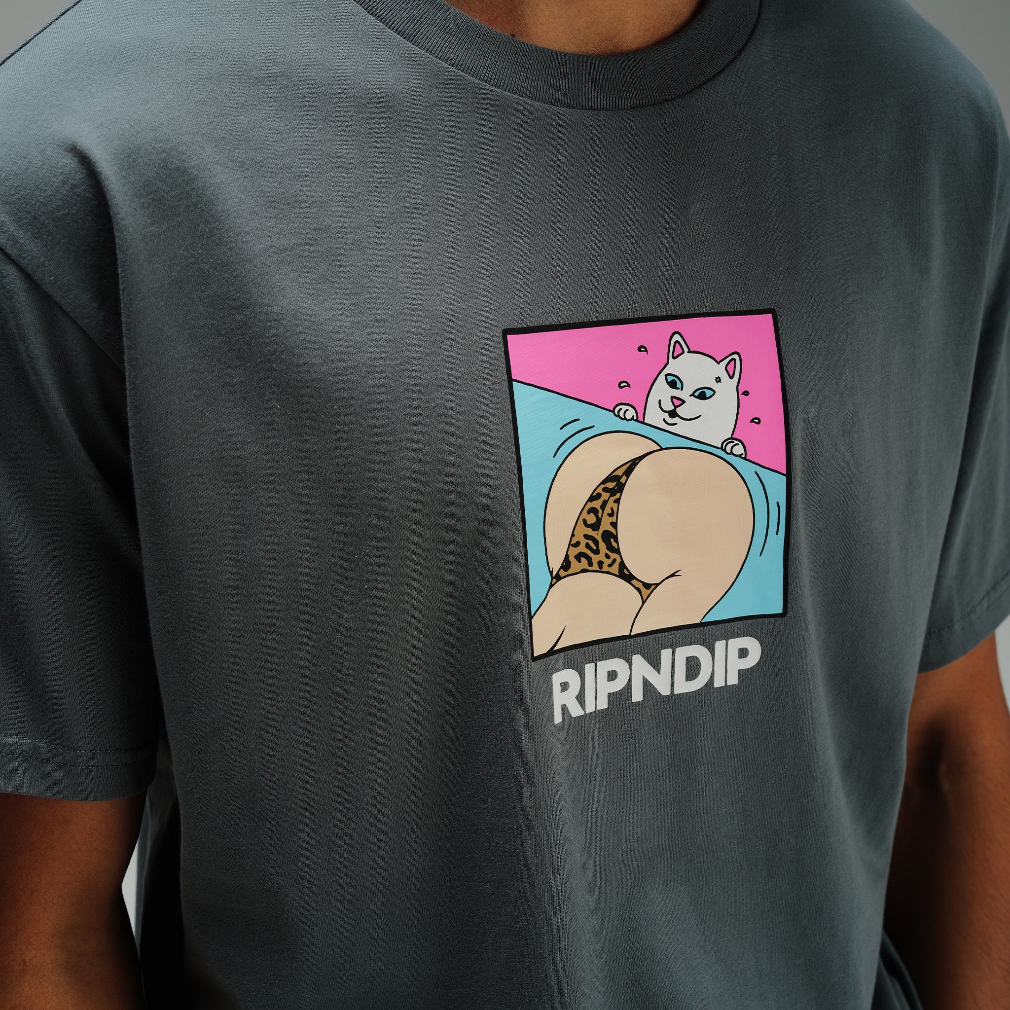 RIPNDIP Peaches And Nerm Tee (Charcoal)