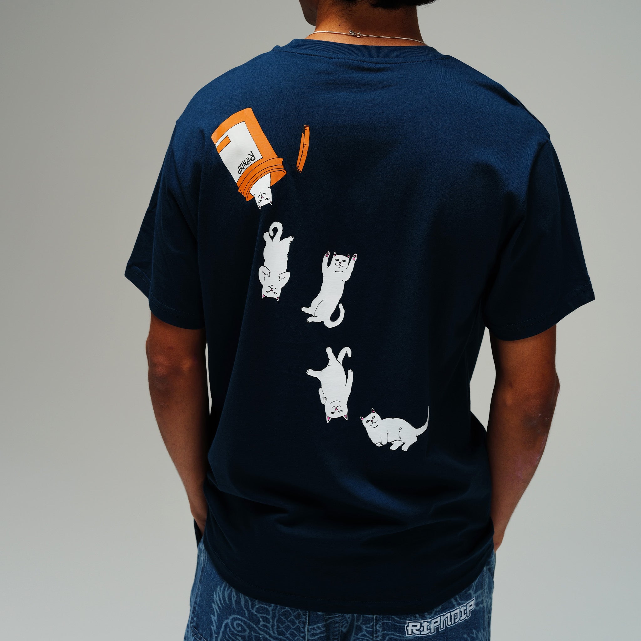 RIPNDIP Nermal Pills Tee (Navy)