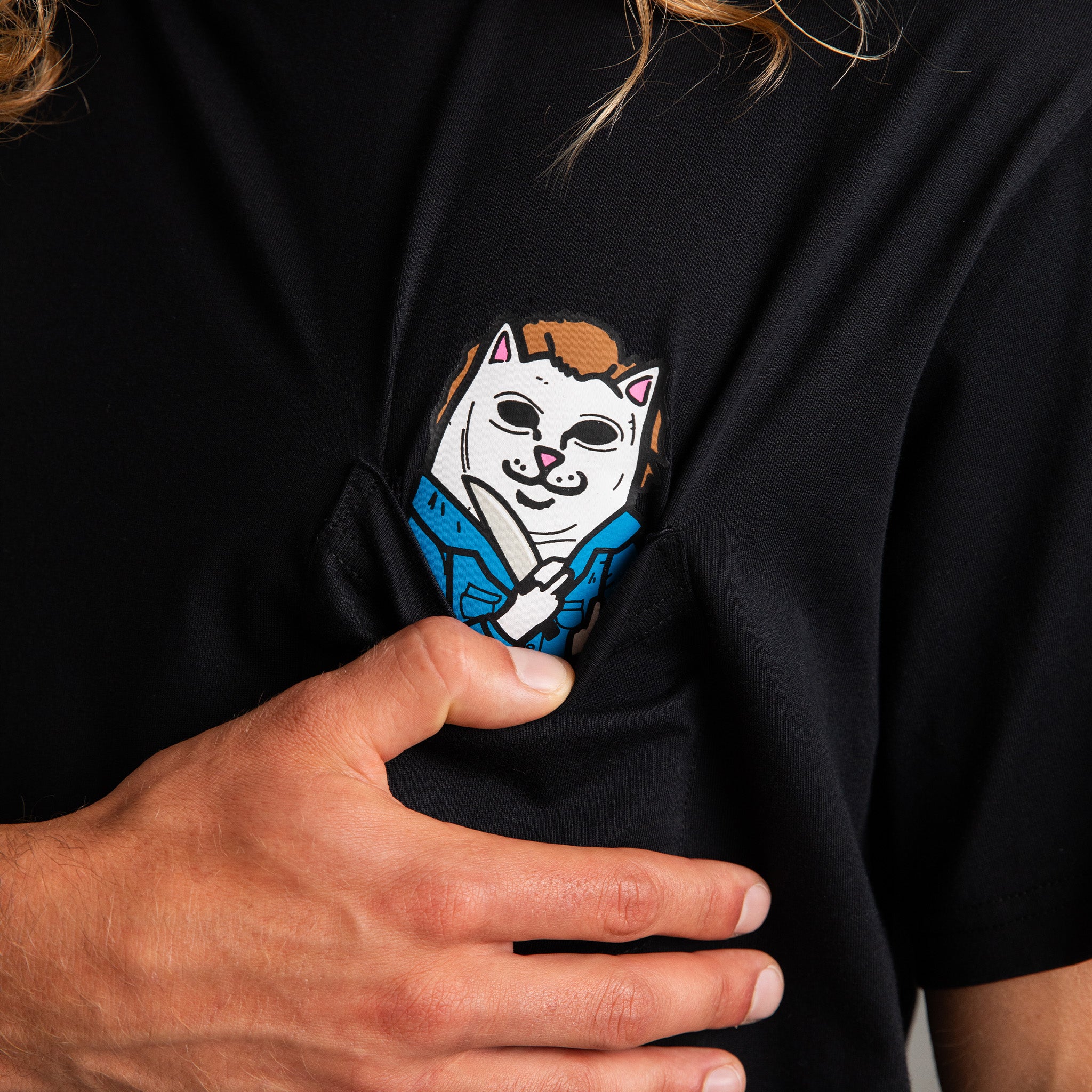 RIPNDIP Killer Nerm Pocket Tee (Black)