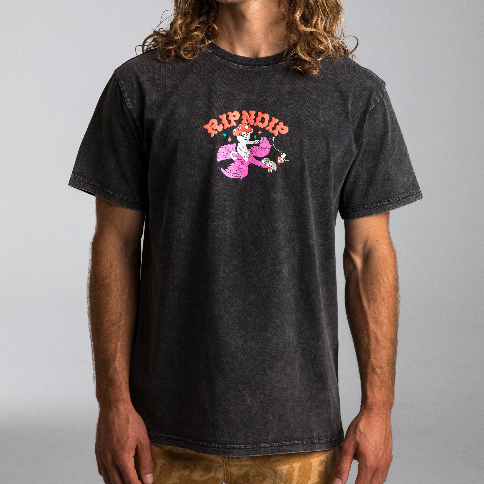 RIPNDIP Take A Trip Tee (Black Wash )