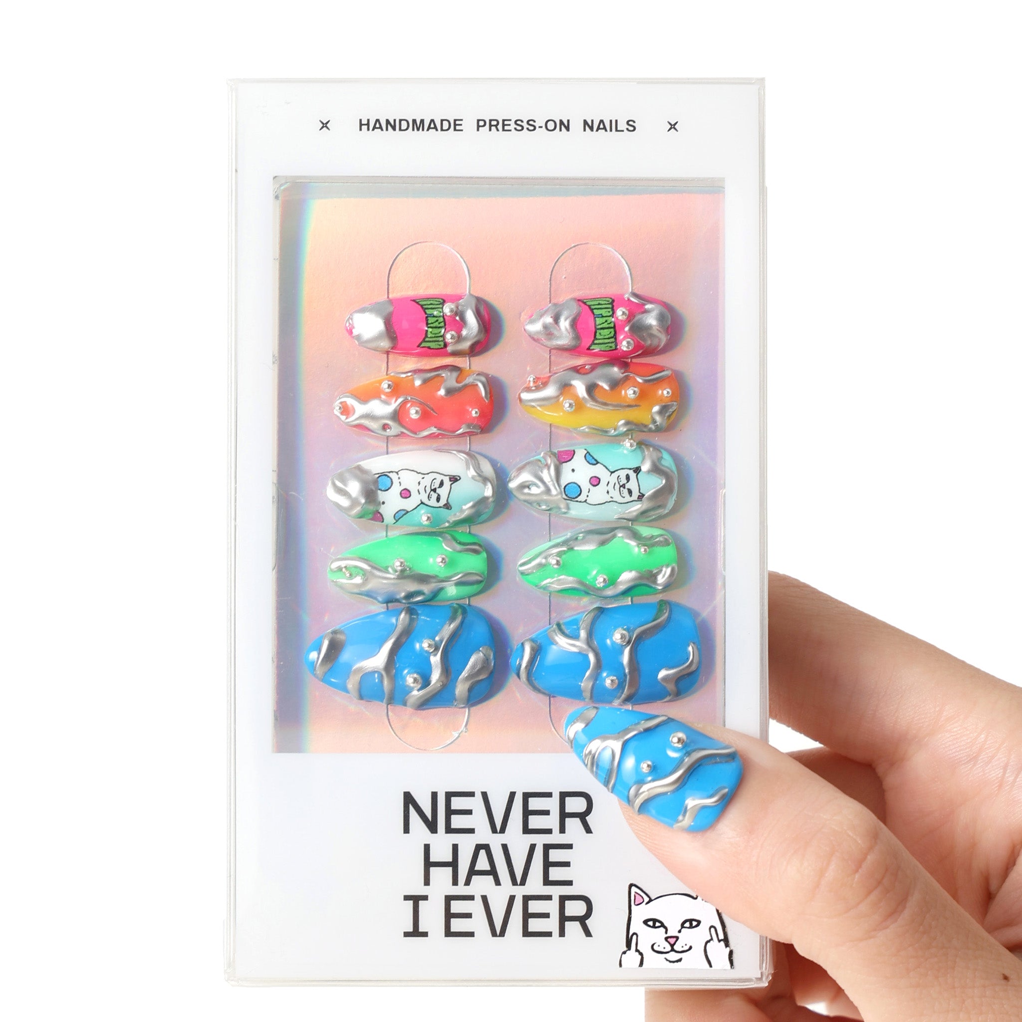 RIPNDIP Psychedelic Handmade Nail Set