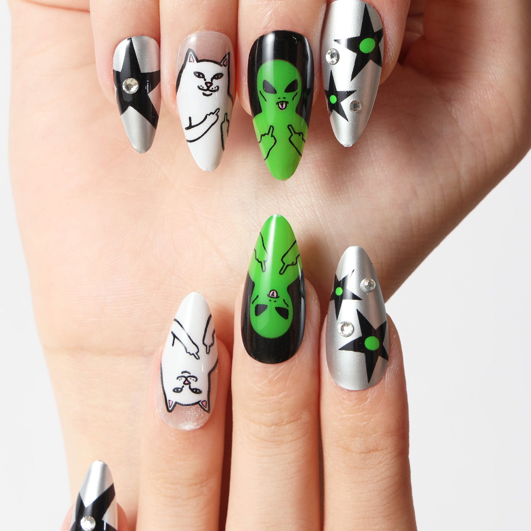 RIPNDIP We Out Here Press On Nail Set