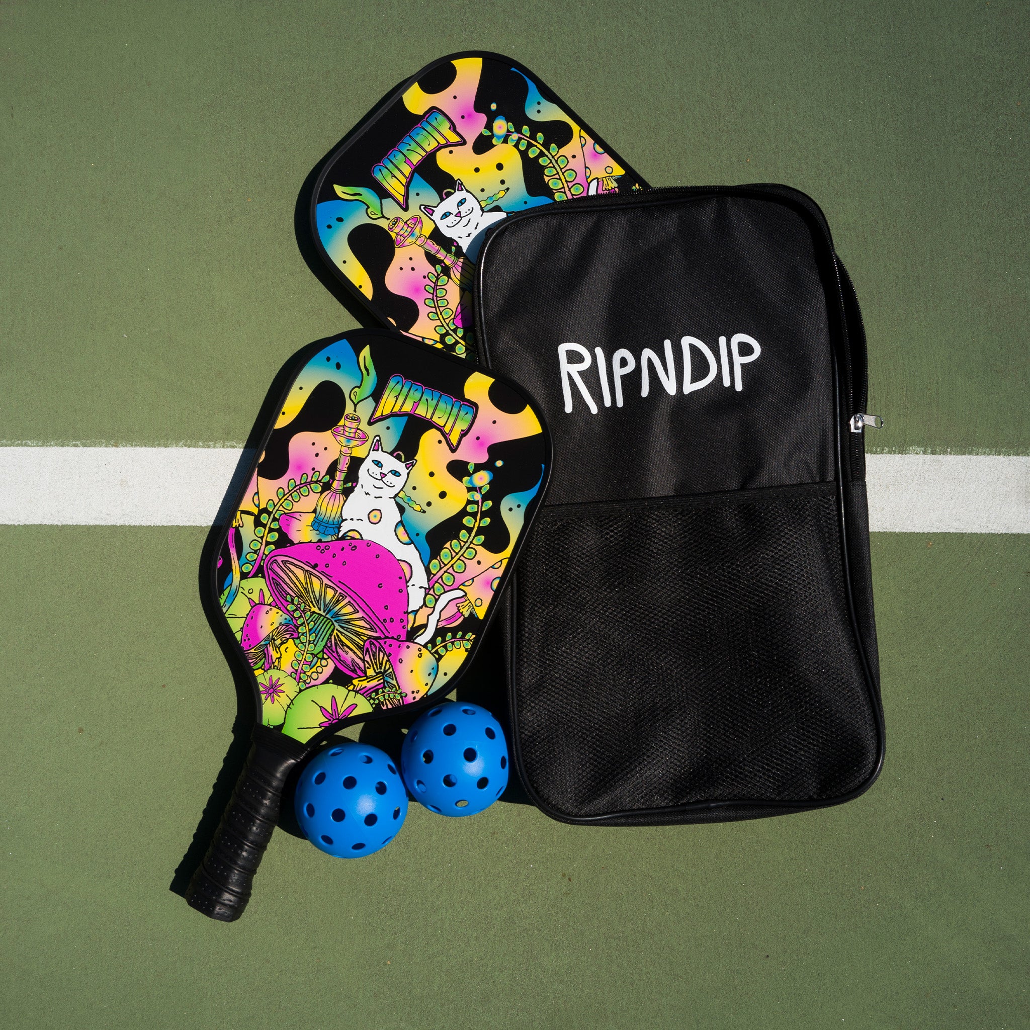 RIPNDIP Psychedelic Nerm Pickleball Set (Multi)