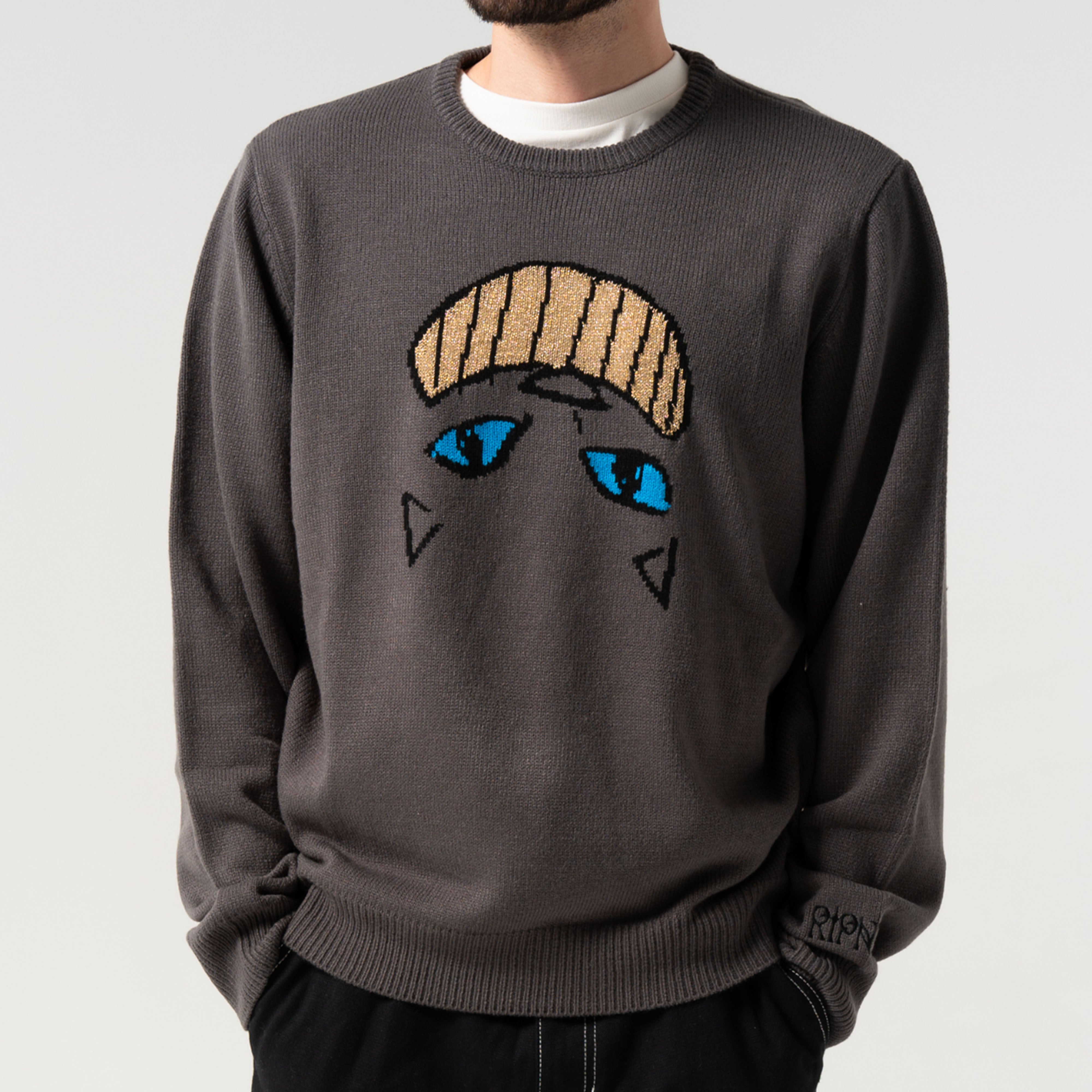 RIPNDIP Joaquin Knit Sweater (Charcoal)