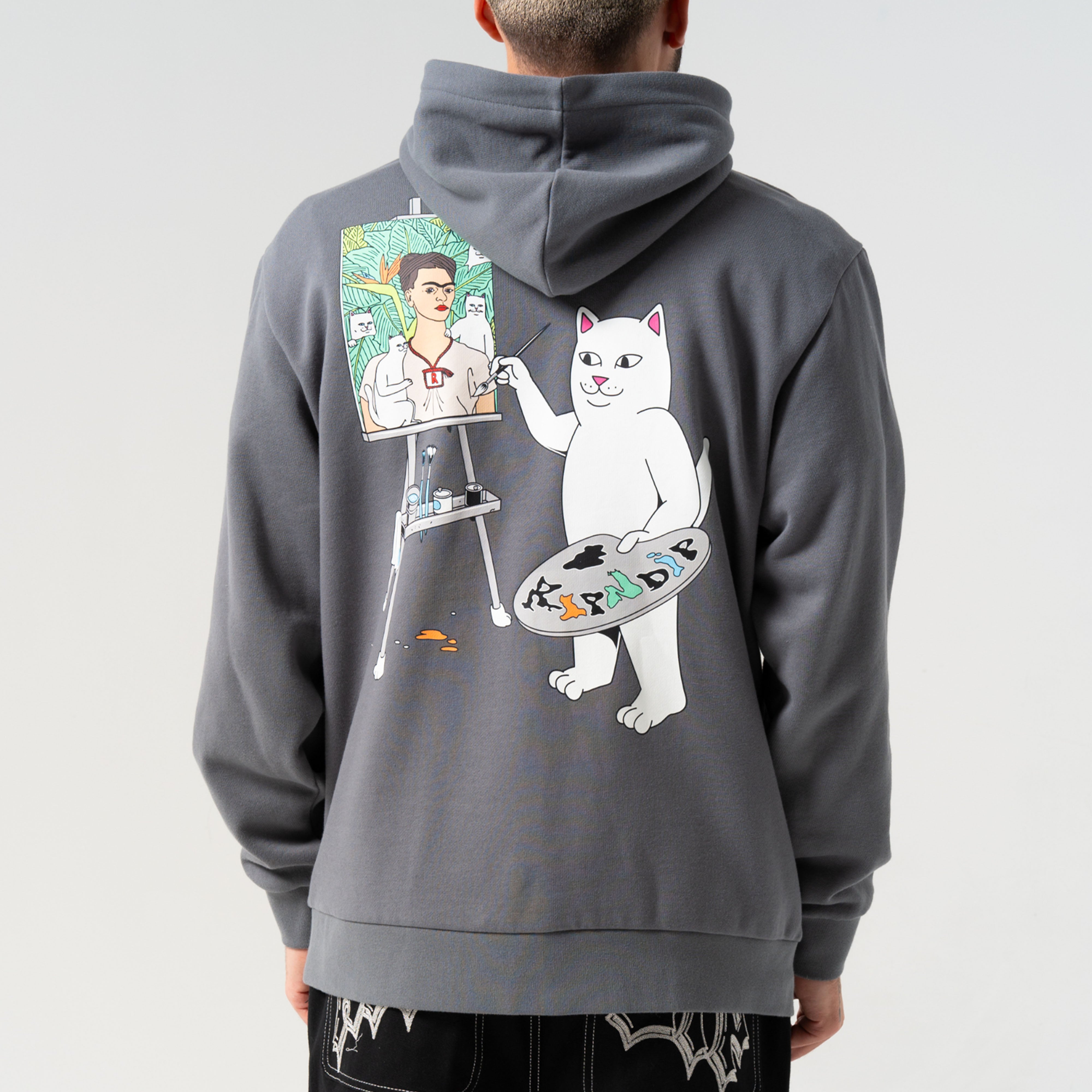 RIPNDIP Art Club Hoodie (Charcoal)