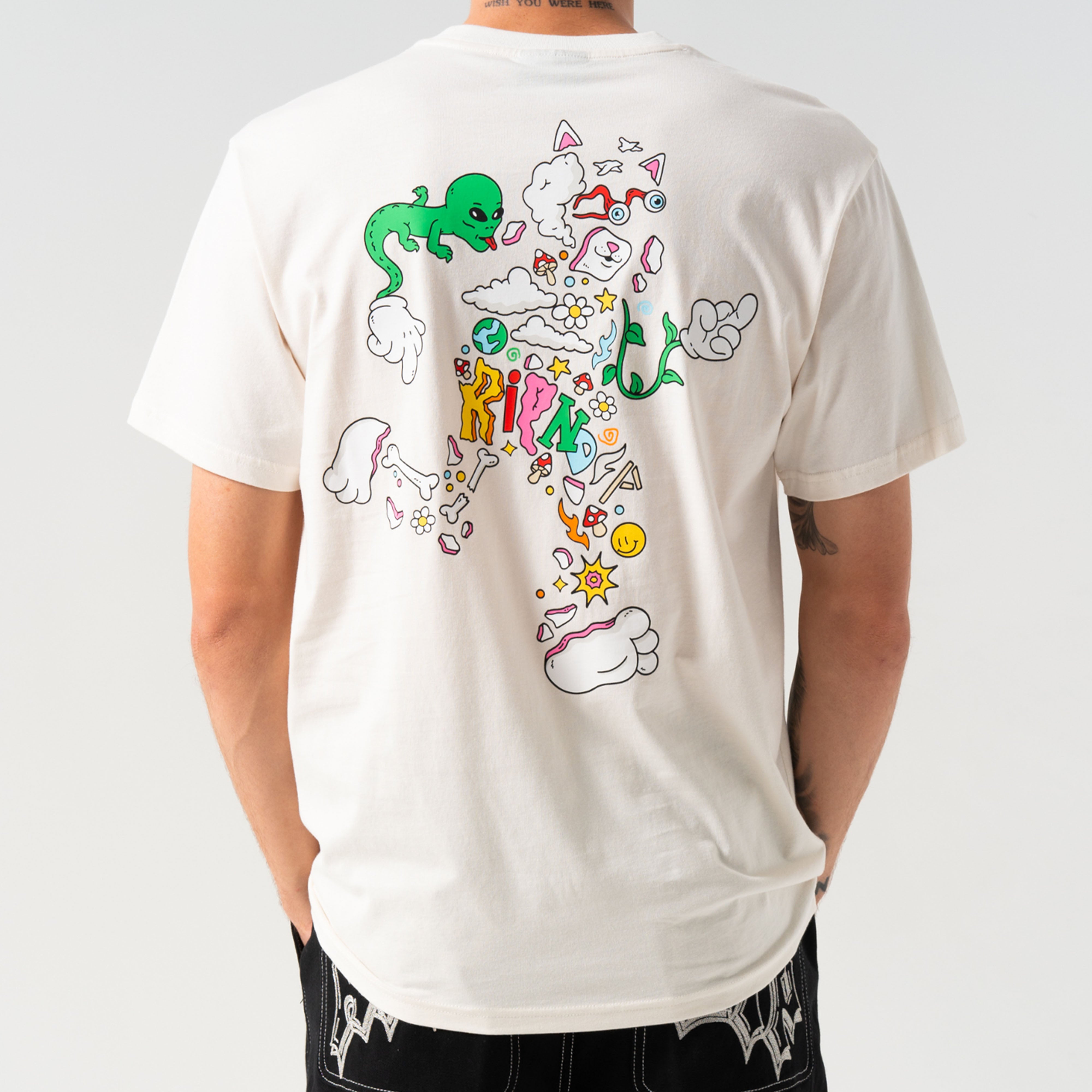 RIPNDIP Broken Down Tee (Bone)