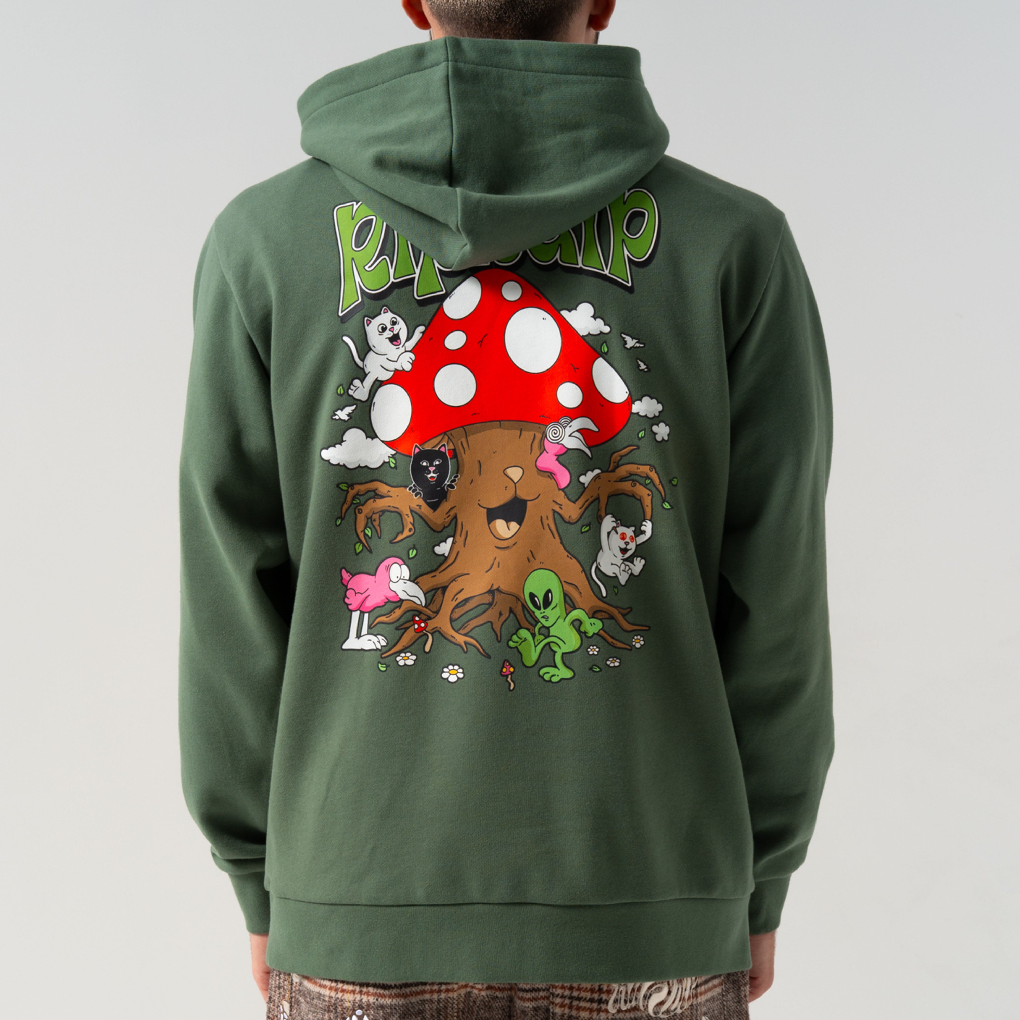 RIPNDIP Playground Hoodie (Light Olive)