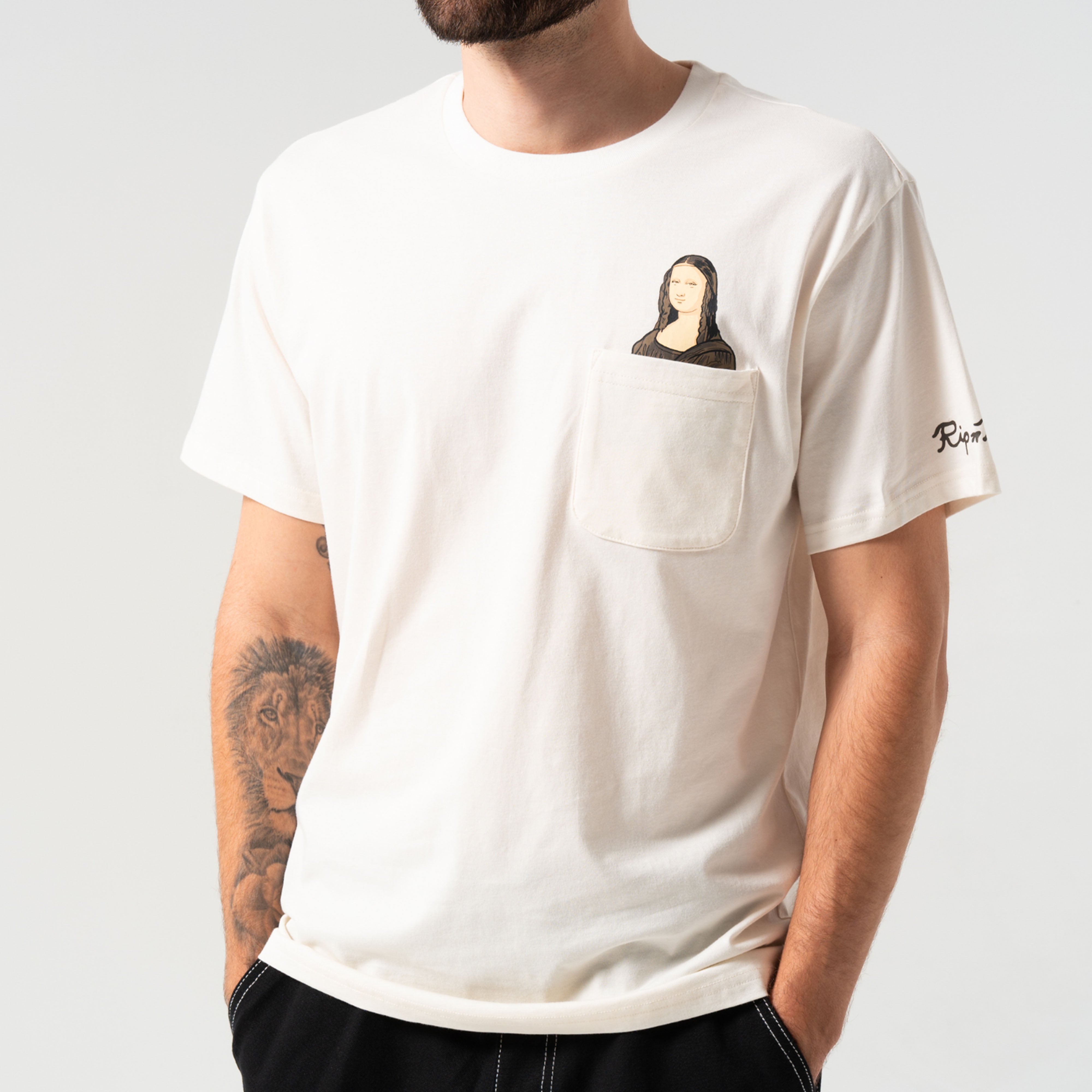 RIPNDIP Nermalisa Pocket Tee (Bone)