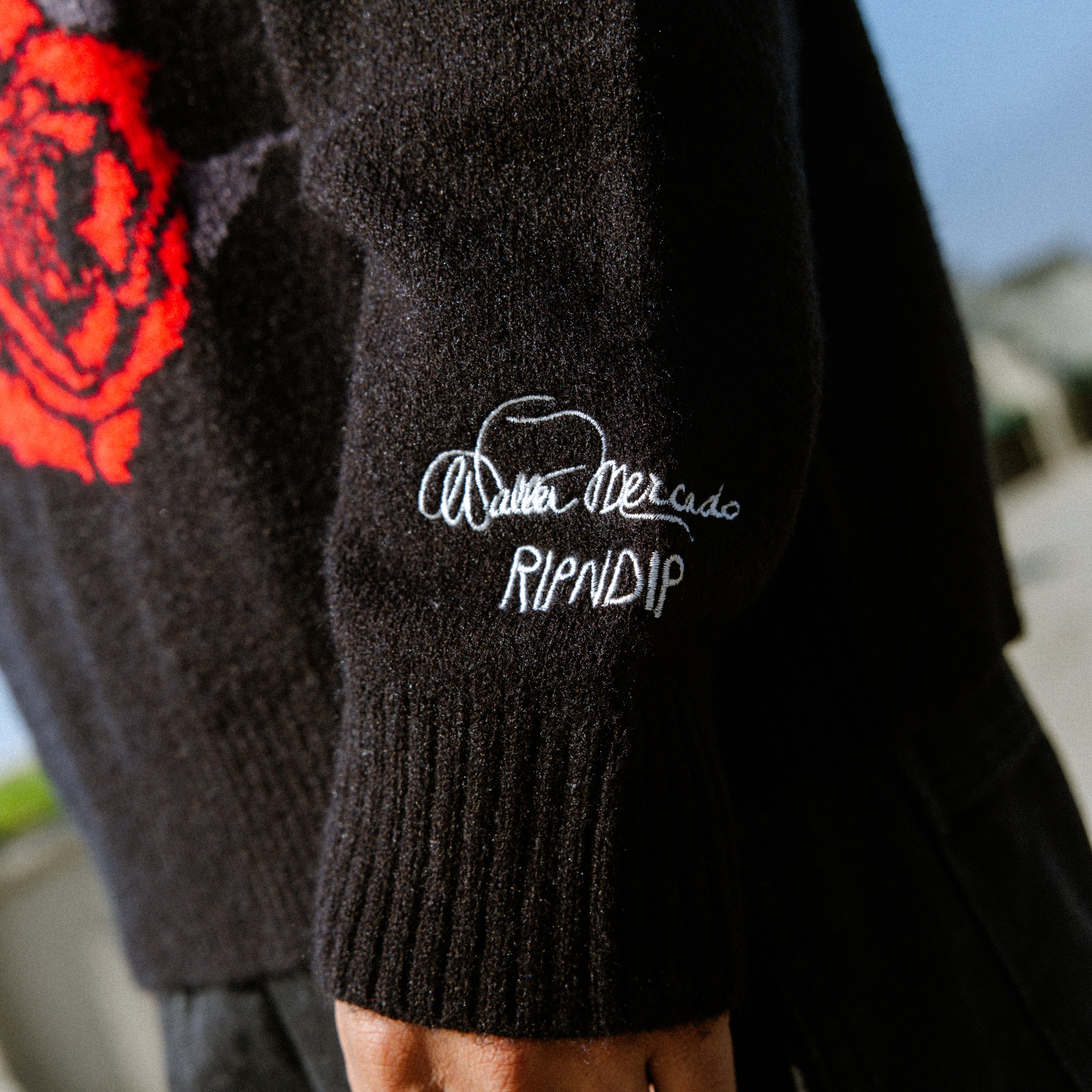 RIPNDIP Muerte Knit Sweater (Black)