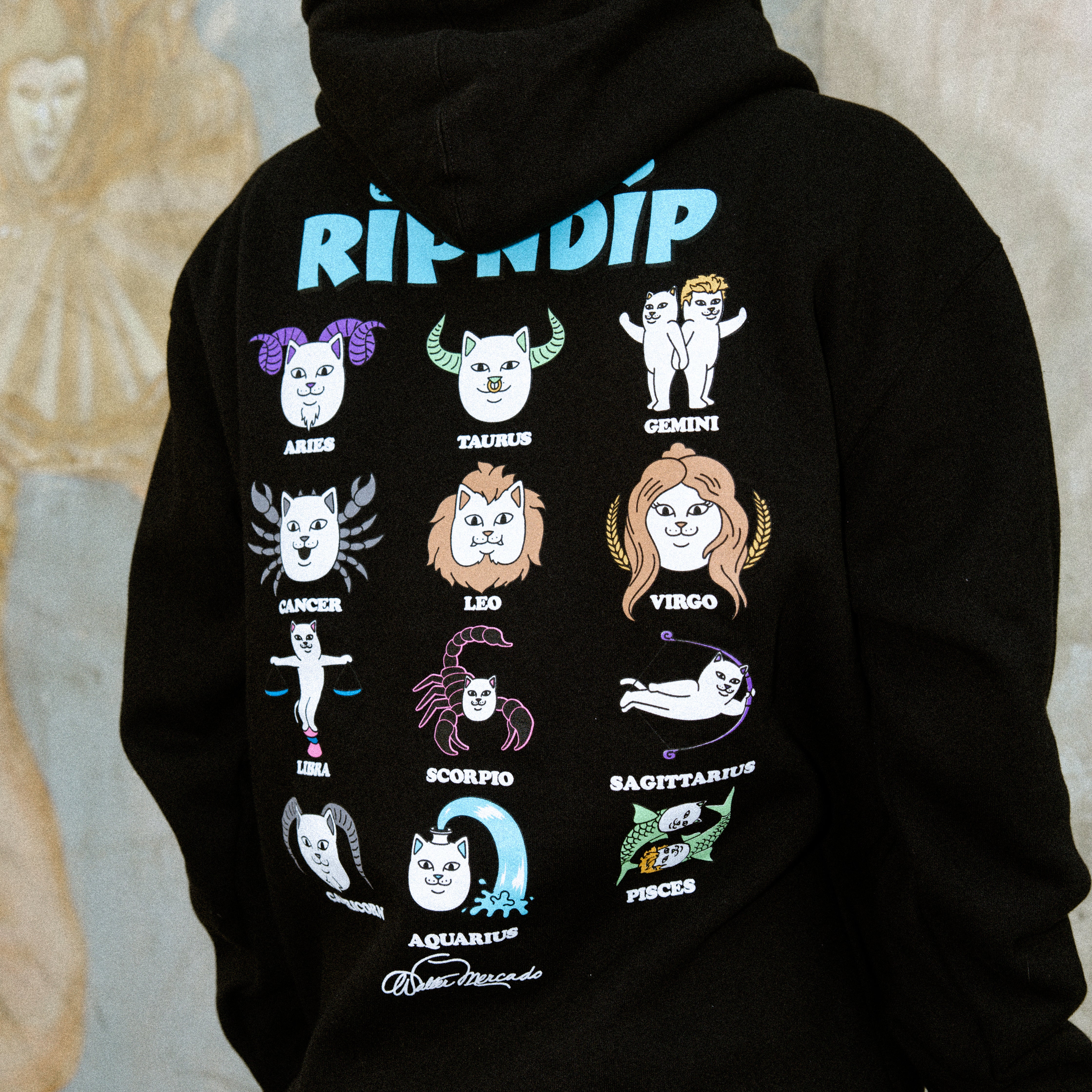 RIPNDIP Zodiac Hoodie (Black)